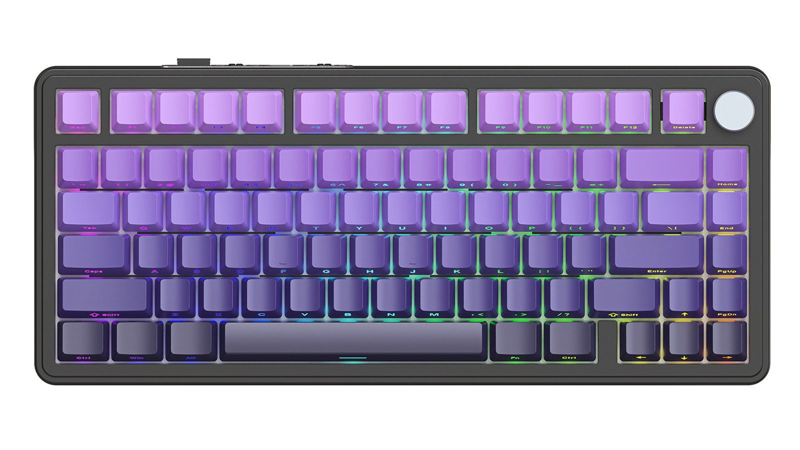 ATTACK SHARK ATTACK SHARK X85 Tri-Mode Gasket Mechanische Tastatur mit Knopf Gaming-Tastatur