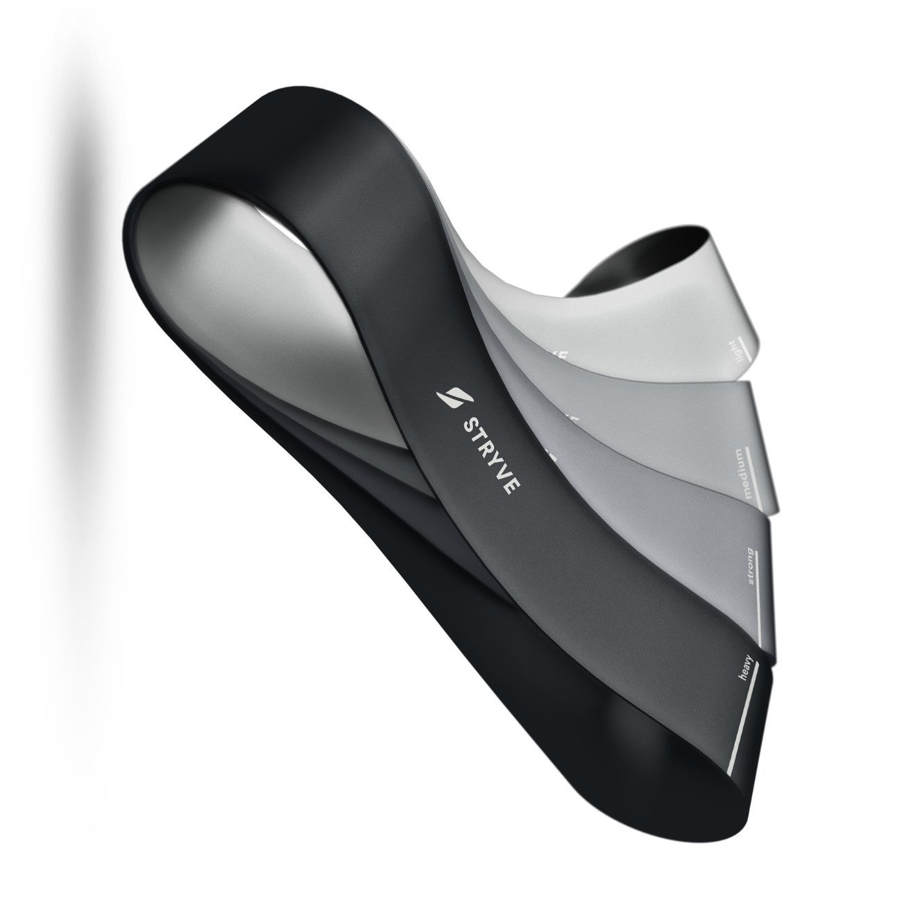 Stryve Massagerolle Stryve Mini Band Set, 4 Stärkegrade