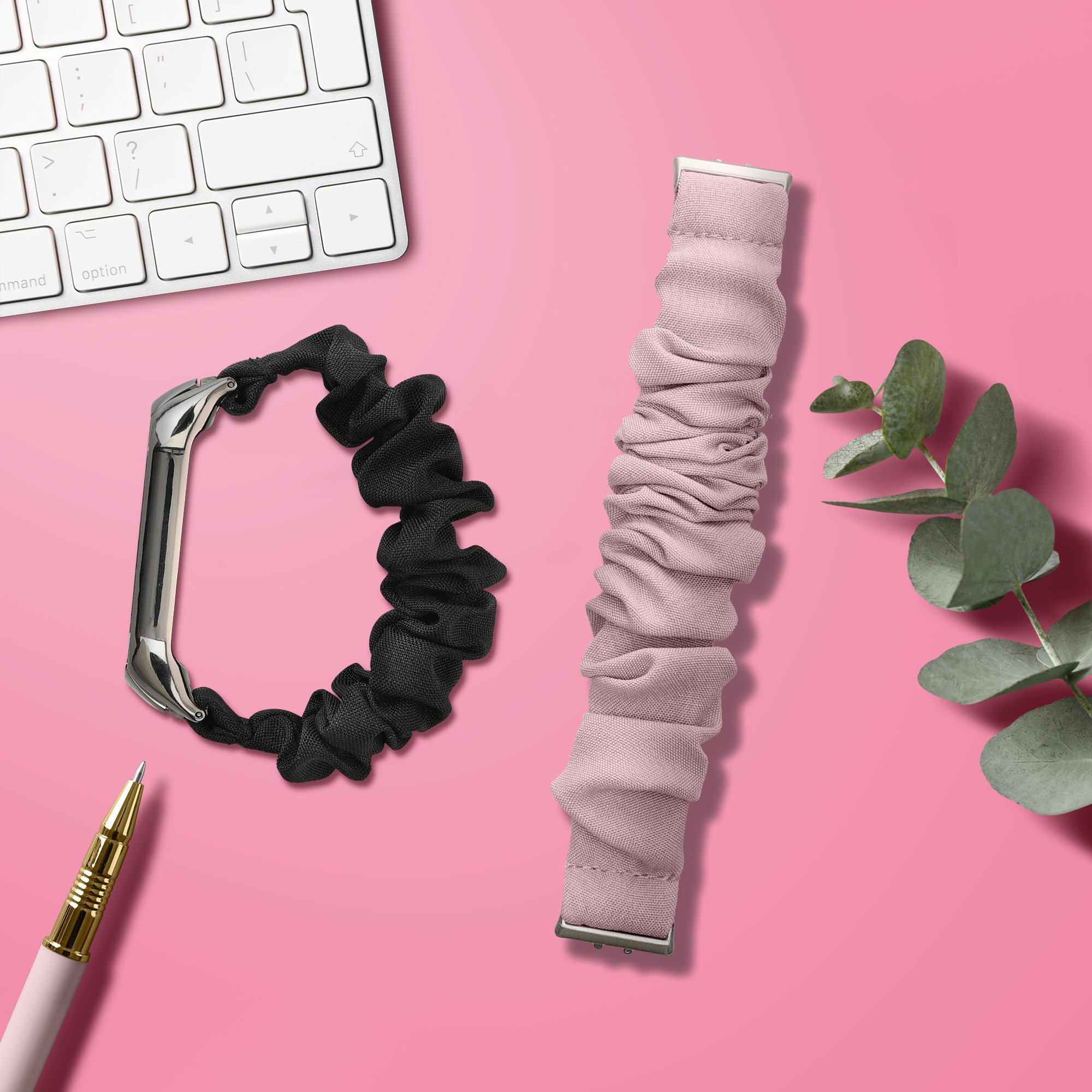 kwmobile Ersatz Bügelpolster für Samsung Galaxy Fit 3 Smartwatch, 1-tlg., mit Kunstleder Polster