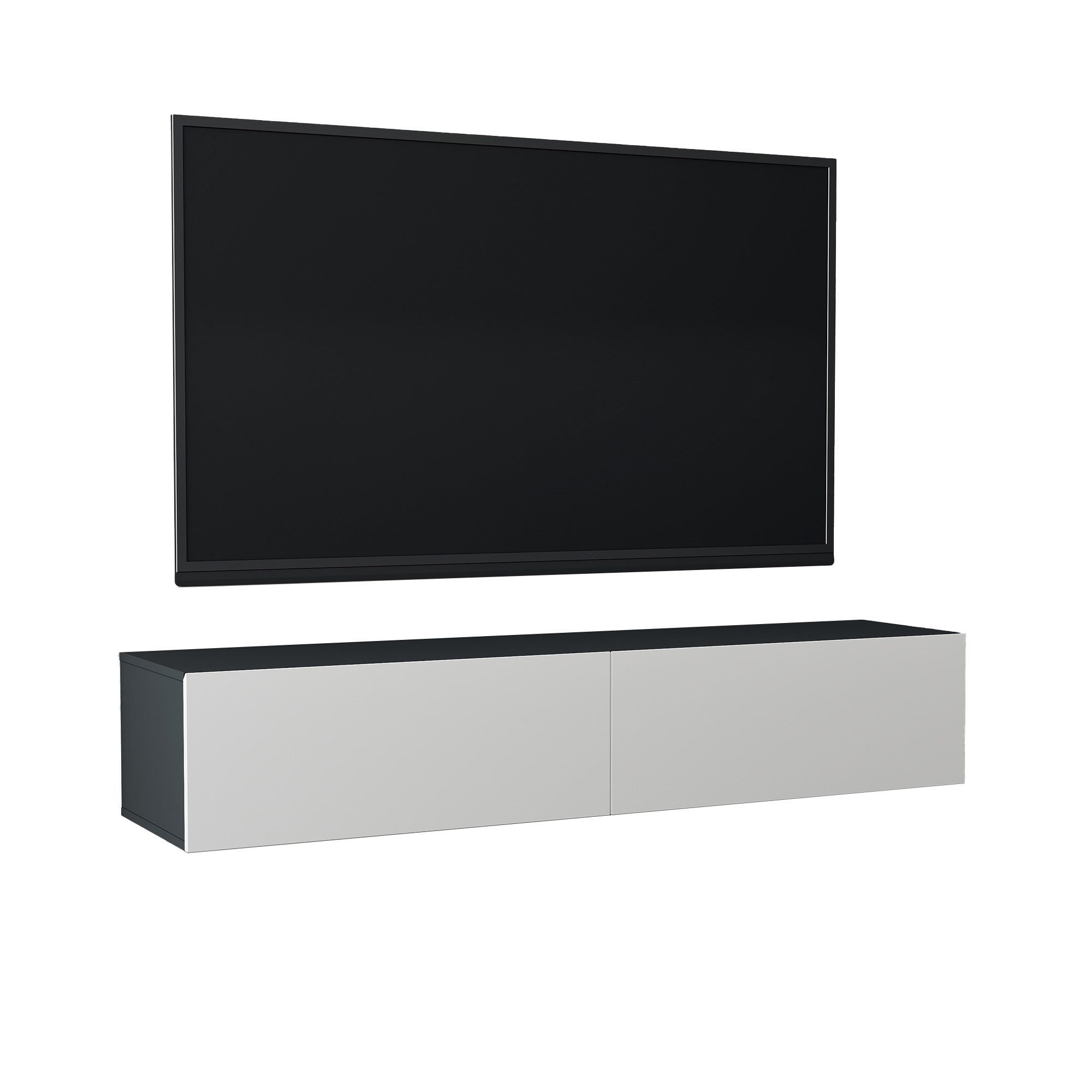 Mai & Mai Lowboard TV-Board TV-Schrank Fernsehschrank Hängend Fernsehtisch günstig online kaufen