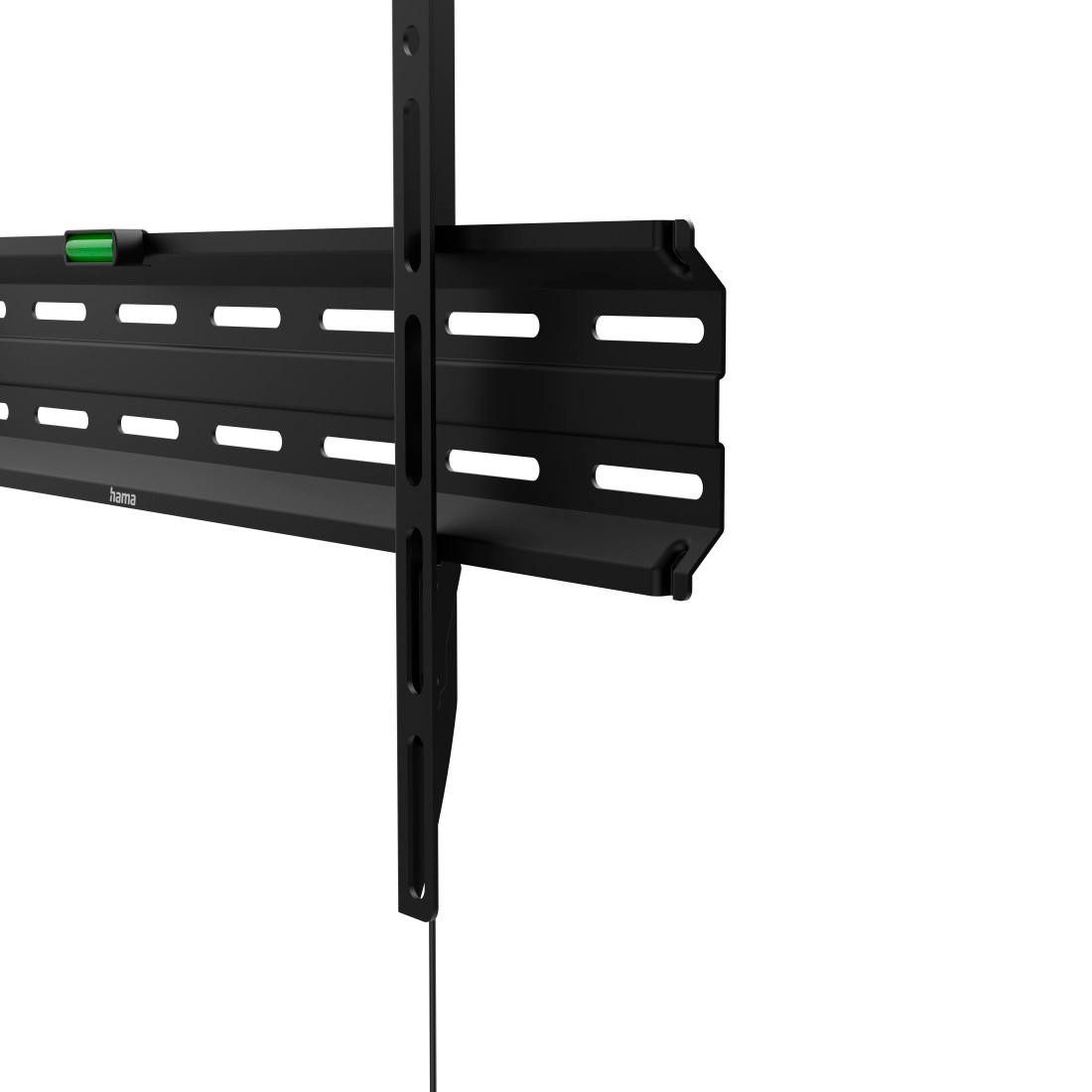 Hama TV-Wandhalterung TV-Halterung flach, starr, 81 - 191 cm (32"-75), 43", 50", 55", 65", (bis 75 Zoll)