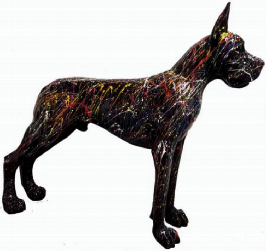 Walt-Deko Dekofigur Dogge gesprenkelt 125cm breit Dekorationsfigur/Werbefigur -
