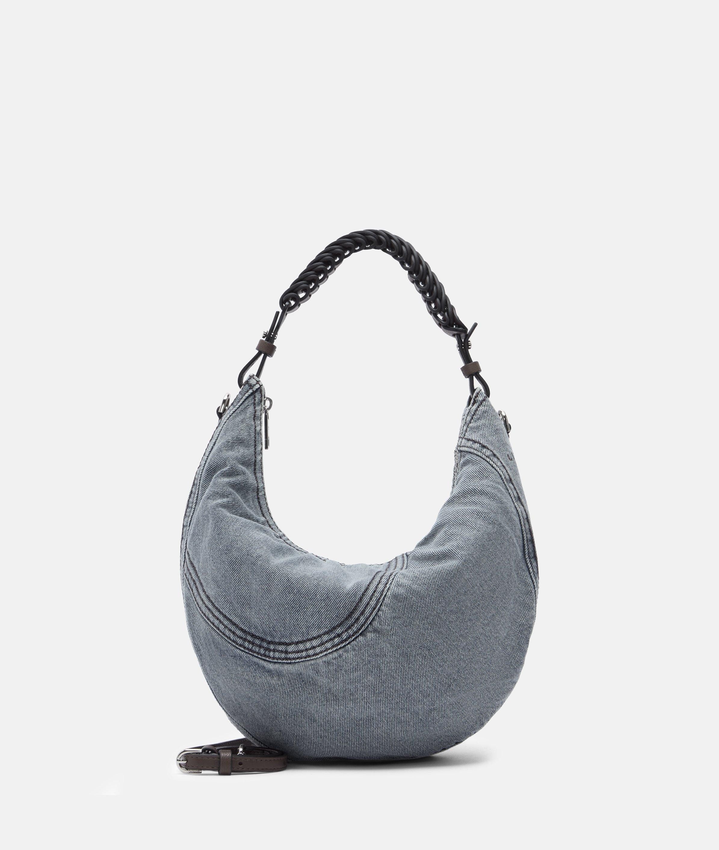 Liebeskind Berlin Schultertasche Hobo, Handliche Hobo-Bag aus Denim