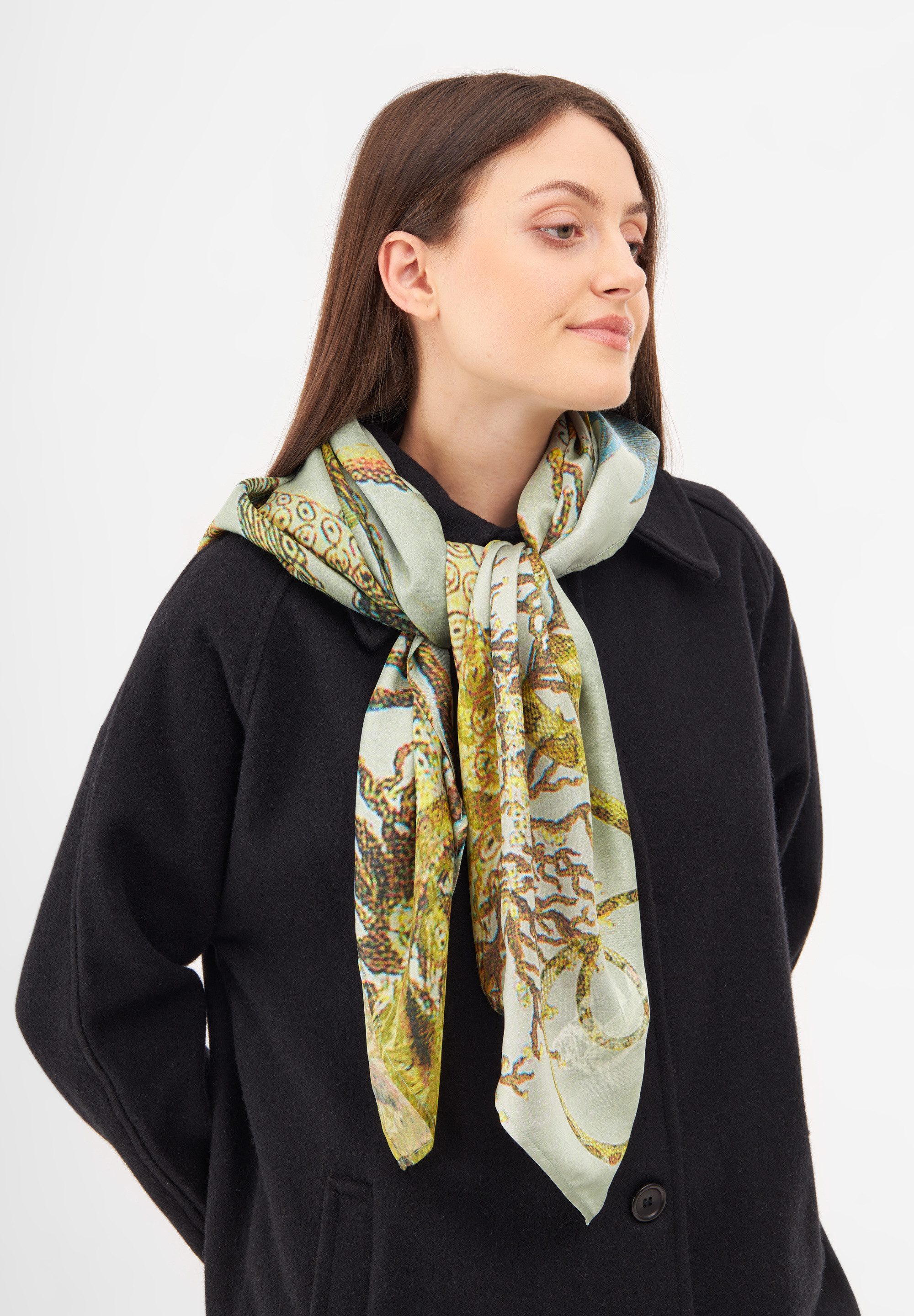 Bolongaro Trevor Modeschal PACIFICO, Weicher Schal,Signature-Inhouse-Druck, flexibles Styling möglich