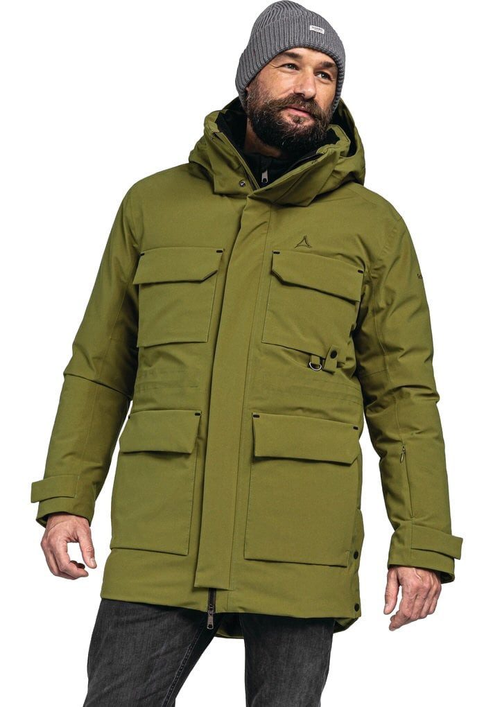 Schöffel Parka Winter-Daunenparka Ridgeland (wind- und wasserdicht, leicht) grün