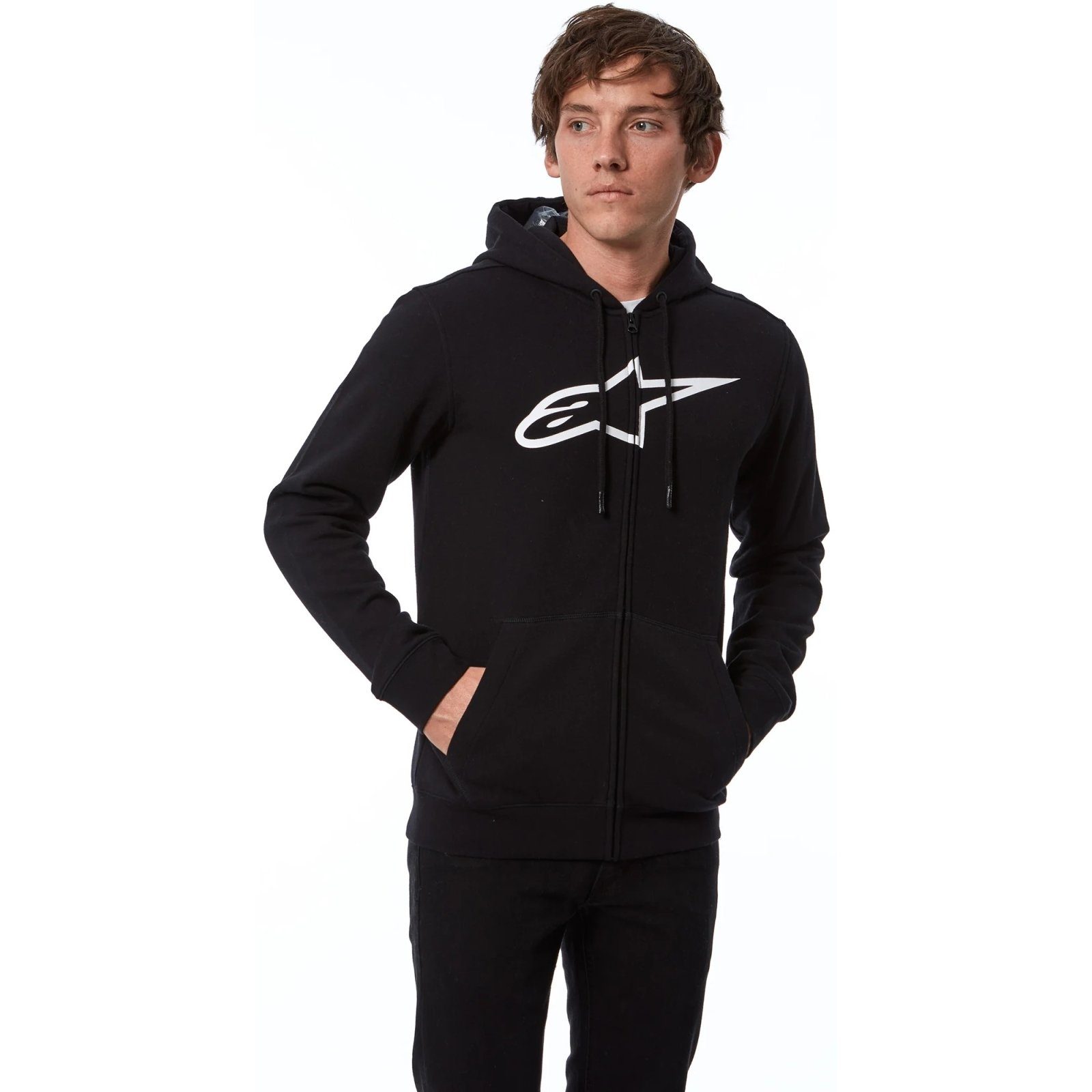 Alpinestars Hoodie Alpinestars Ageless II Zip Hoodie schwarz/weiß XXL günstig online kaufen