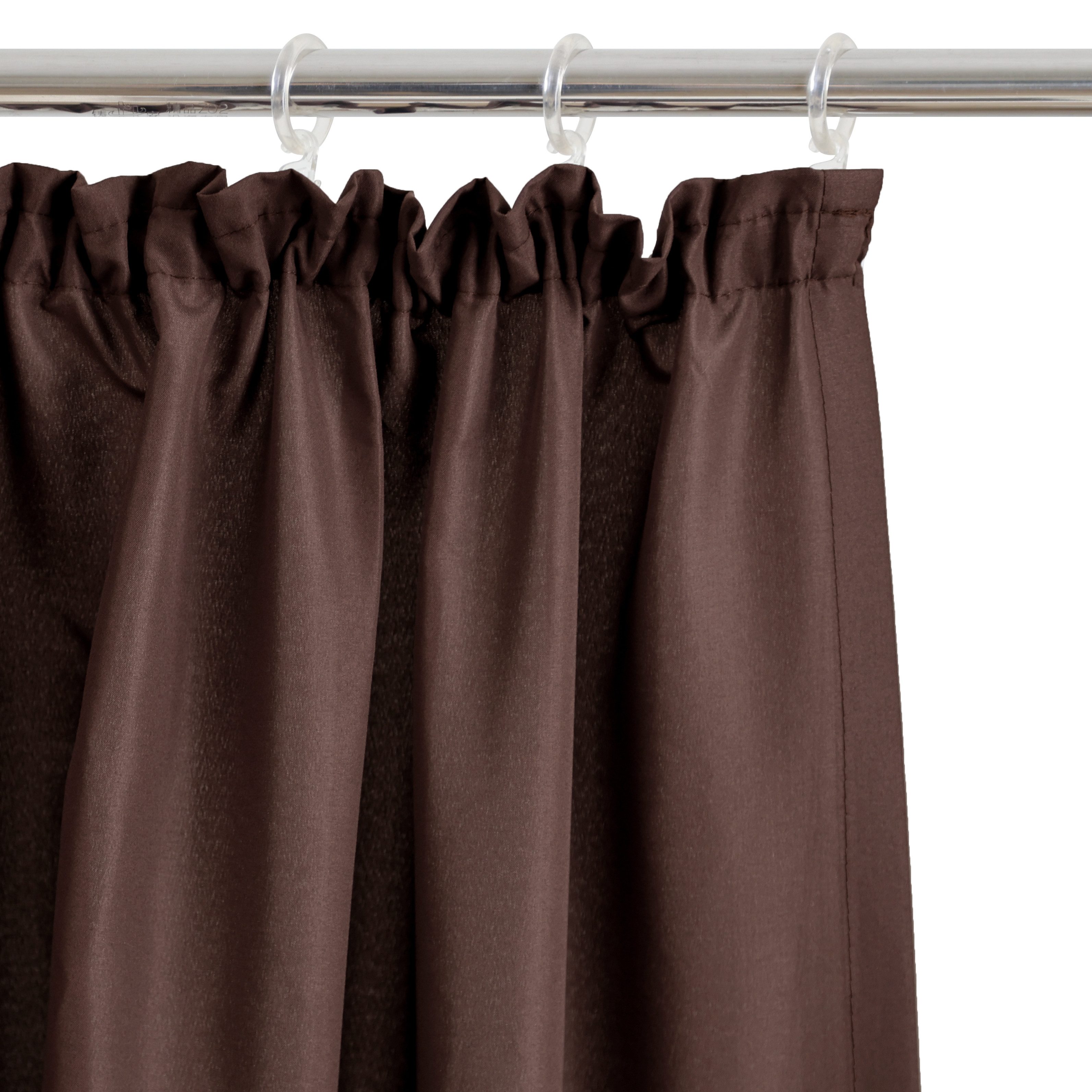 OTTO home Vorhang Parry mit Kräuselband, 2er Set, blickdicht, Topseller (2 St), Kräuselband, blickdicht, Polyester, 2-er Set, blickdicht, monochrom, basic, einf – Bild 4 von 5