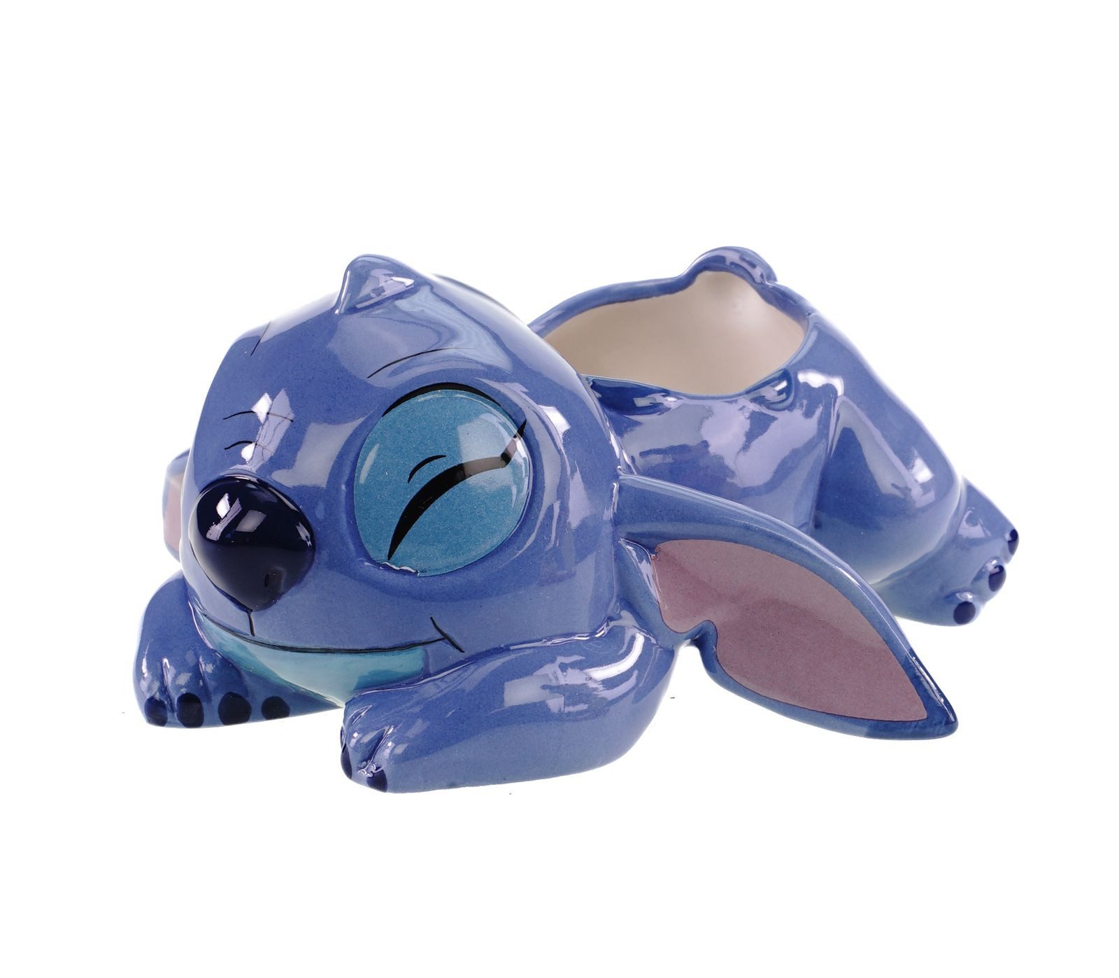 Disney Gartenfigur Disney Stitch Blumentopf Keramik - Charmantes Pflanzgefäß 17 cm