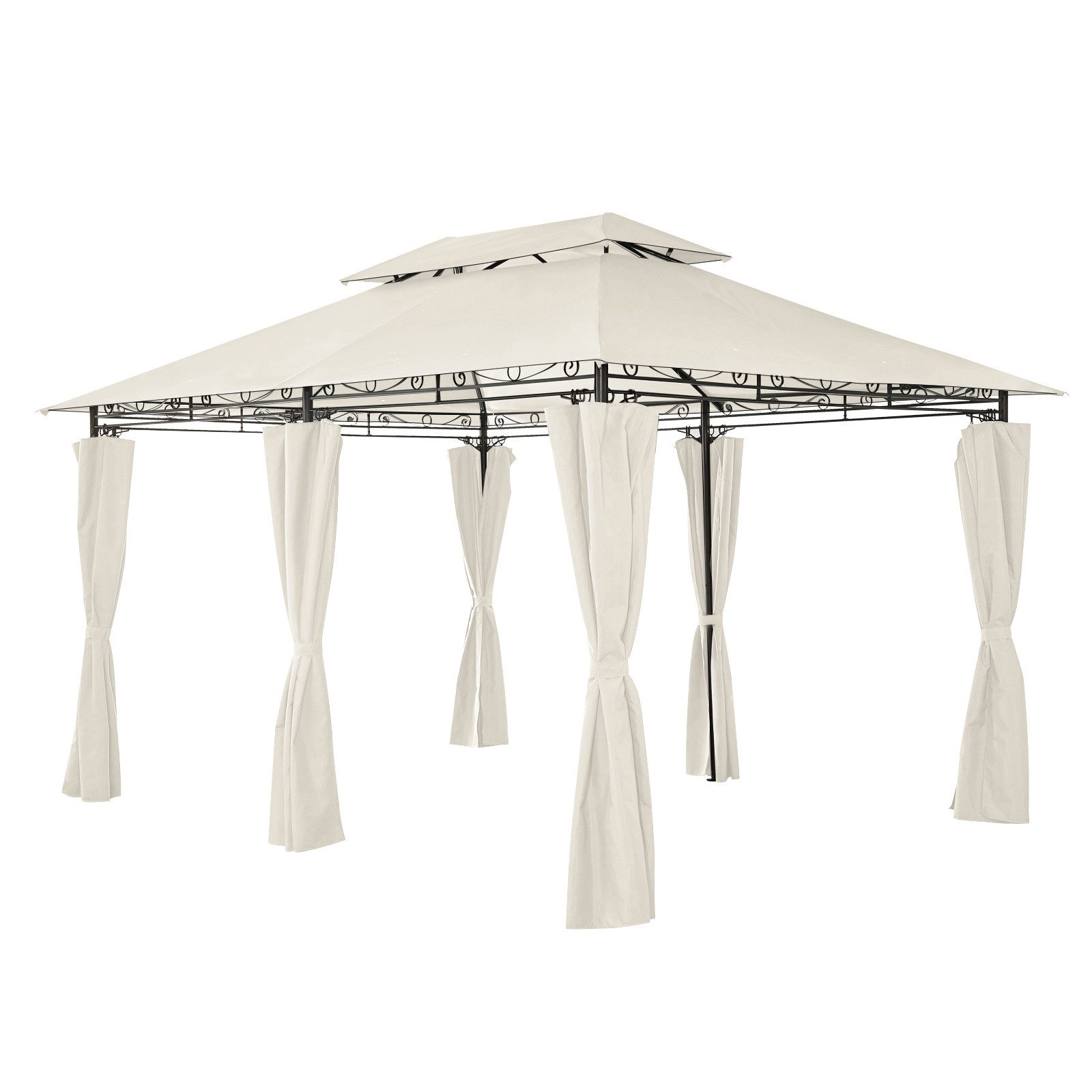 Mondeer Pavillon Gartenpavillon, mit 6 Seitenteilen günstig online kaufen
