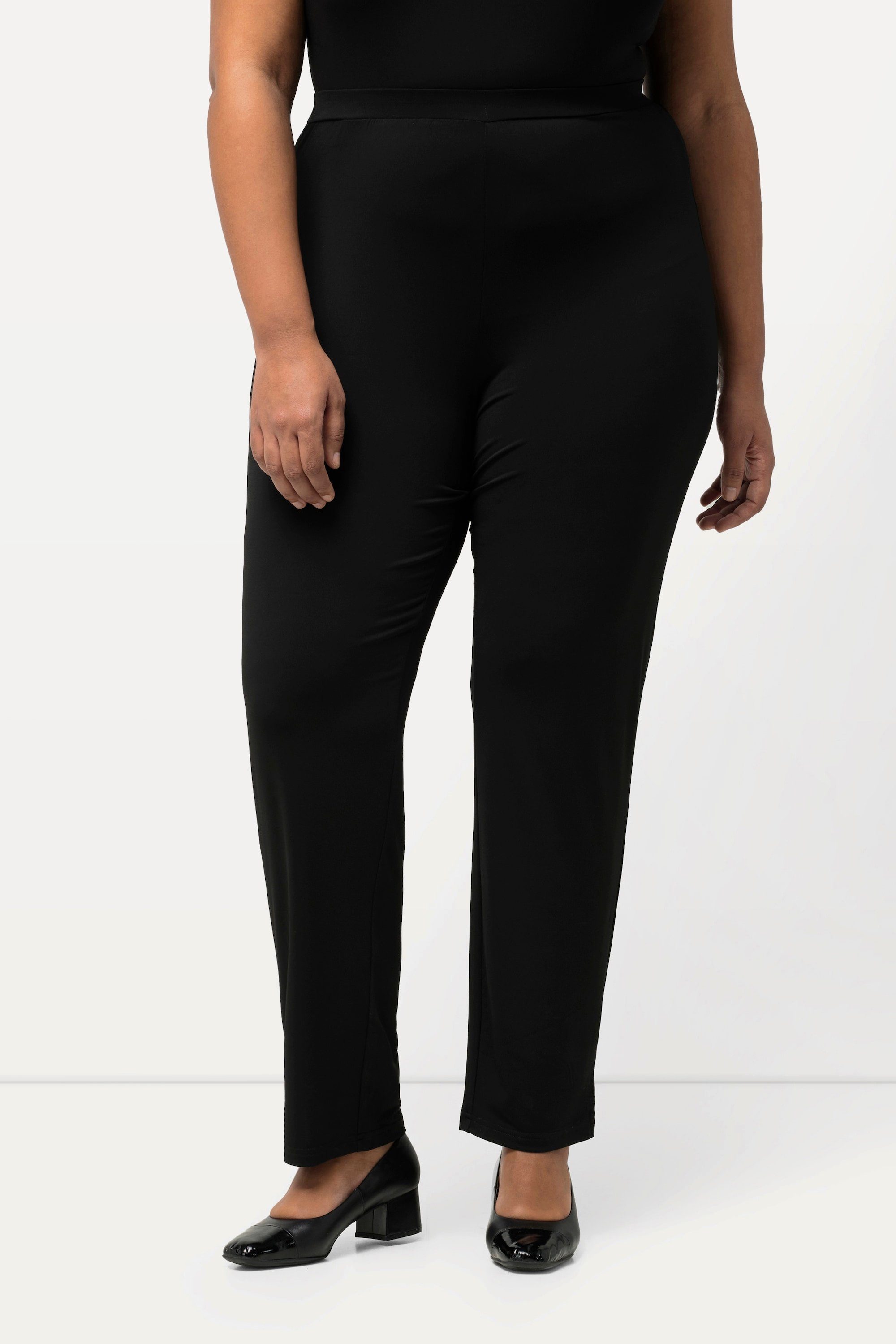 Ulla Popken Schlupfhose Jerseyhose elastischer Bund günstig online kaufen