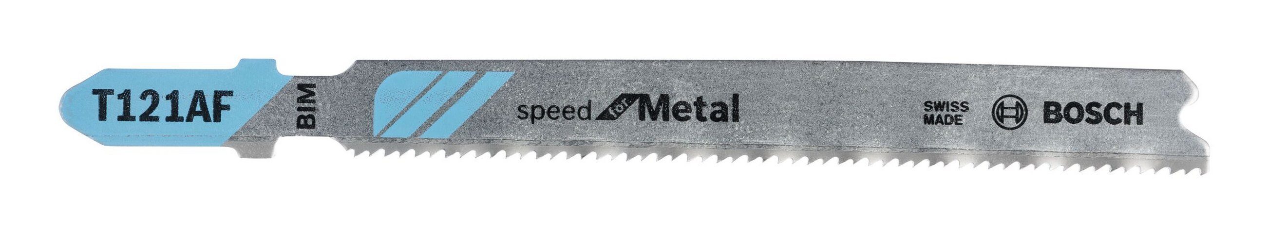 BOSCH Stichsägeblatt (25 Stück), T 121 AF Speed for Metal - 25er-Pack