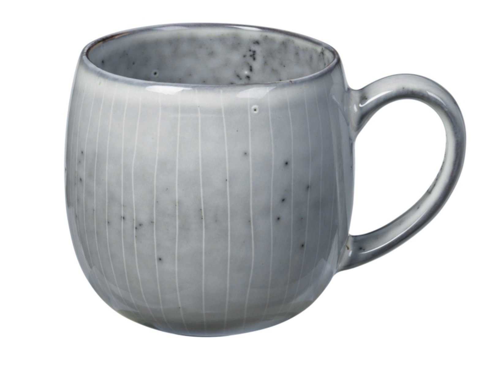 Broste Copenhagen Tasse NORDIC SEA Teetasse 0,45 l, Steinzeug mit reaktiver Glasur, Nordic Sea Teetasse
