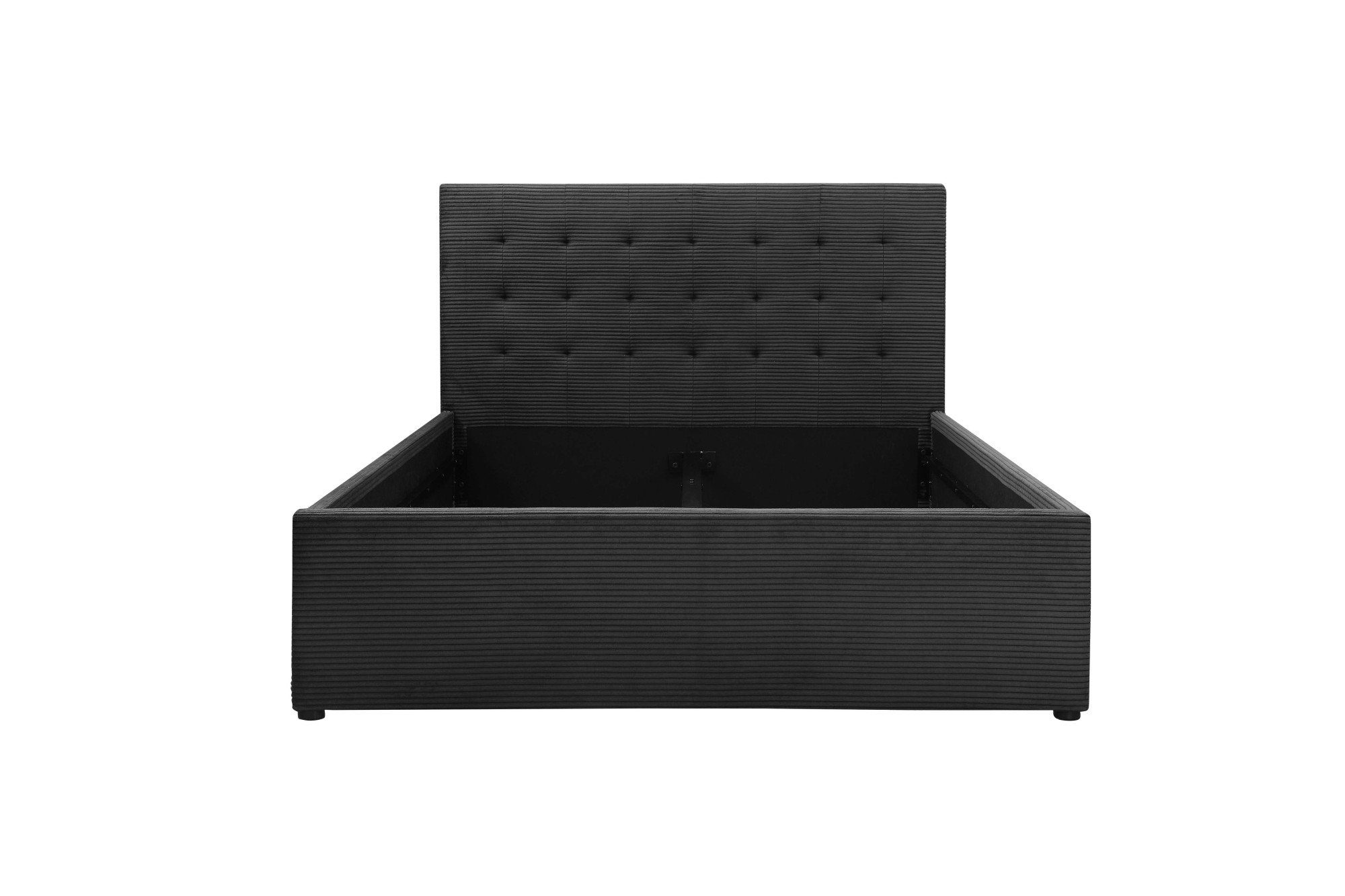 OTTO home Polsterbett Hamar, Knopfsteppung im Kopfteil, bis 250 KG belastbar (3 Breiten: 100cm/ 140cm/ 180cm), in verschiedenen Größen und Stoffen und Farben