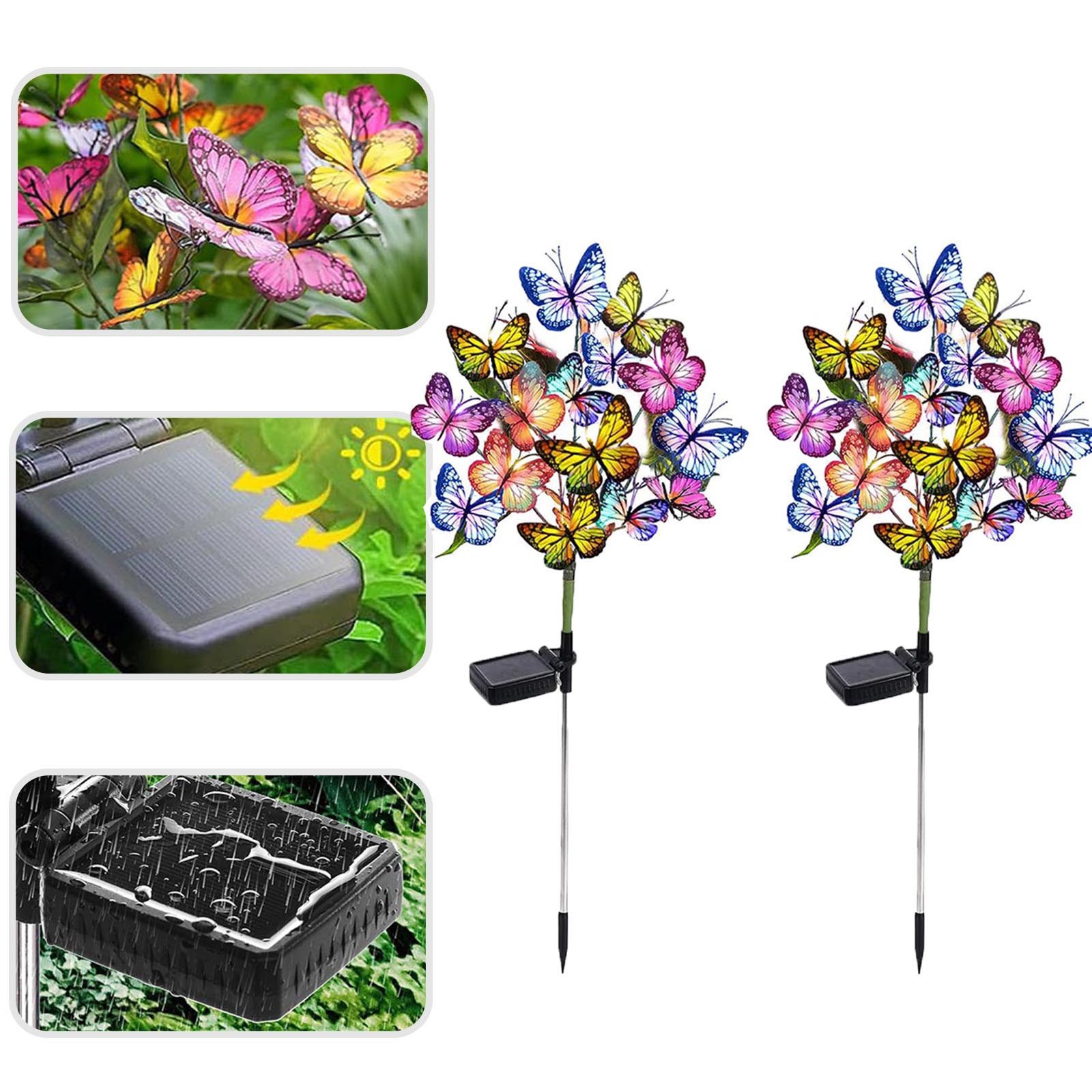 Jibenhome LED Solarleuchte LED Solarlampen Gartendeko,LED Solar Gartenleuch günstig online kaufen