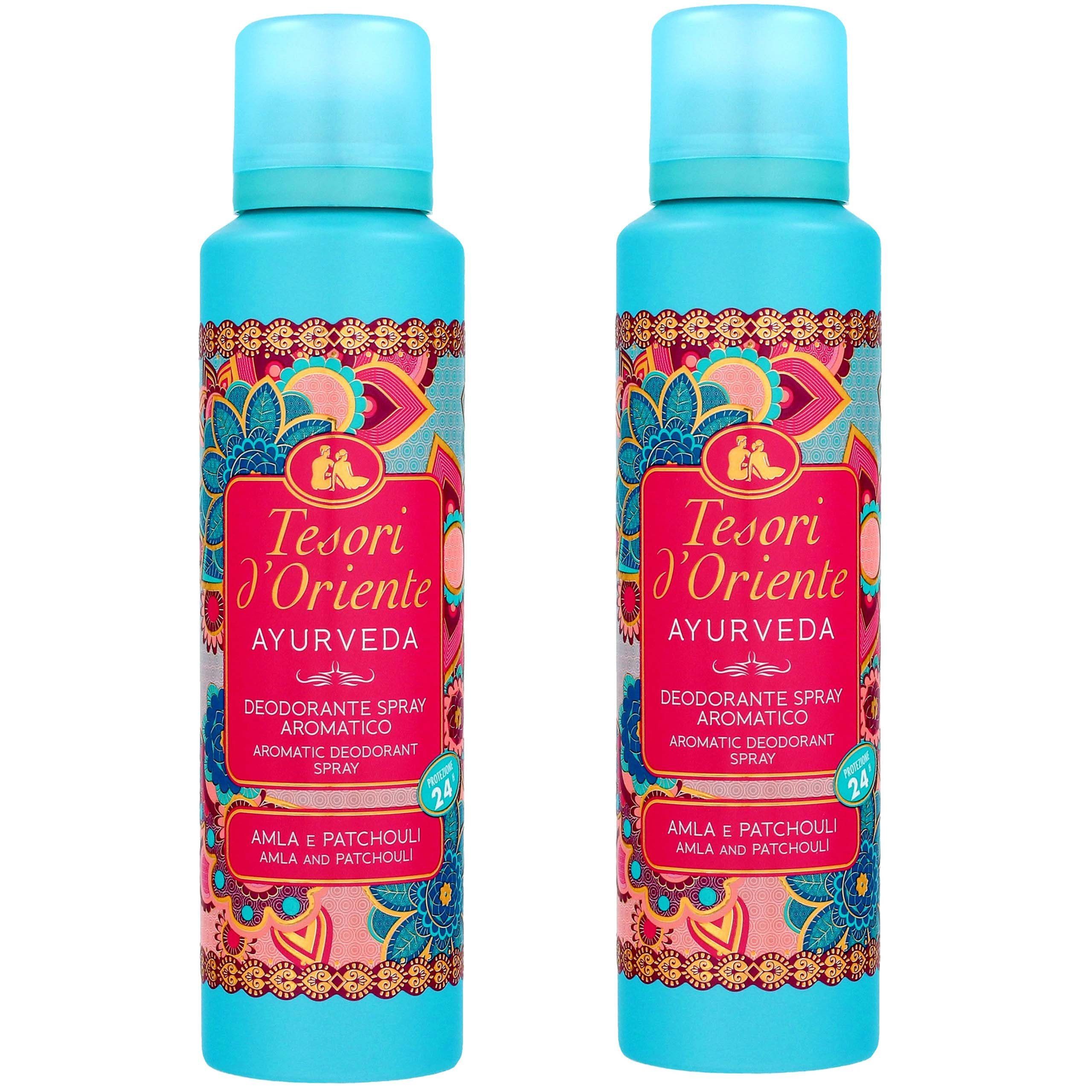 Tesori d´Oriente Bodyspray Tesori d'Oriente Ayurveda Deodorant 150 ml, 2-tlg.