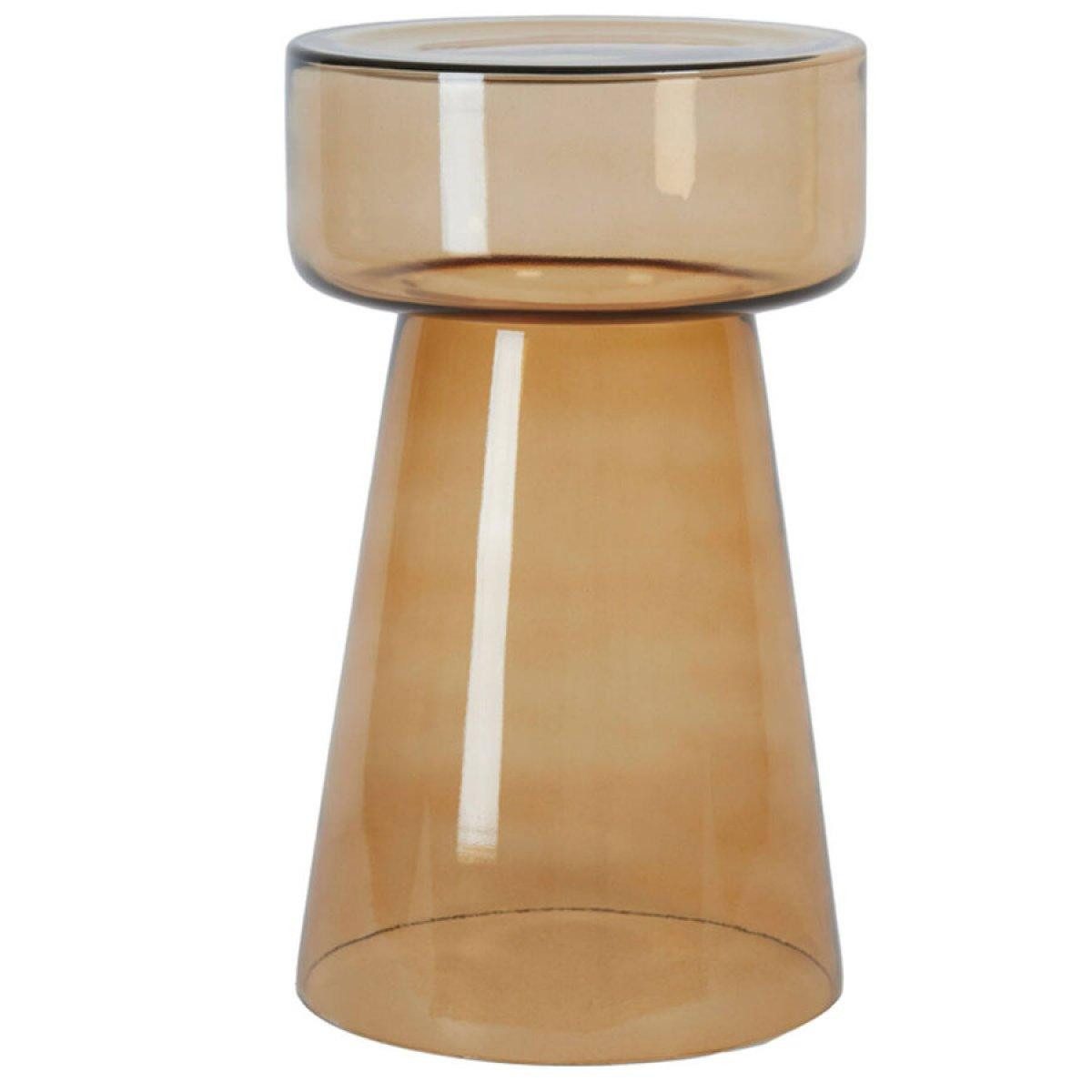 Light & Living Beistelltisch Beistelltisch Dakwa Glas Ocker Gelb (50cm)