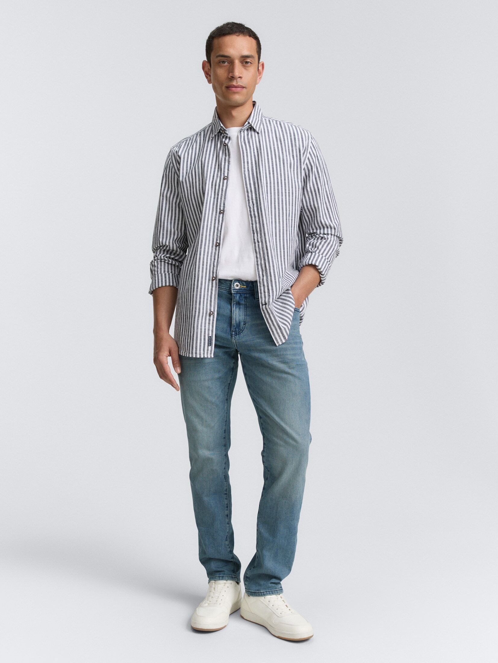 TOM TAILOR Slim-fit-Jeans Jeanshosen TTJOSH REGULAR SLIM Jeans günstig online kaufen