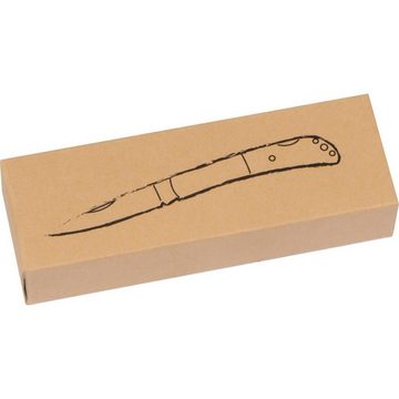 Livepac Office Taschenmesser Taschenmesser mit Bambusschalen und Aufhängeschlaufe