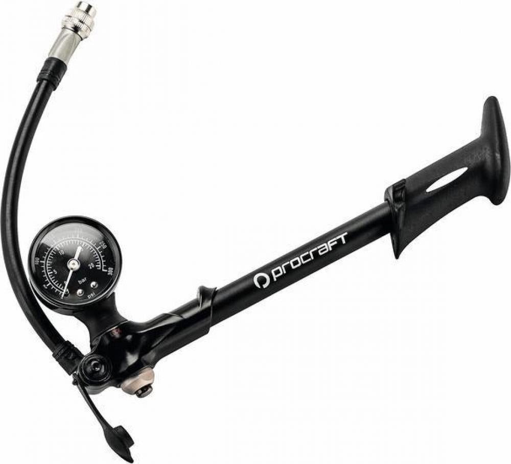 Procraft Fahrradpumpe Procraft Federgabel-/ Dämpferpumpe Blow Up II Compact Schwarz - präzis