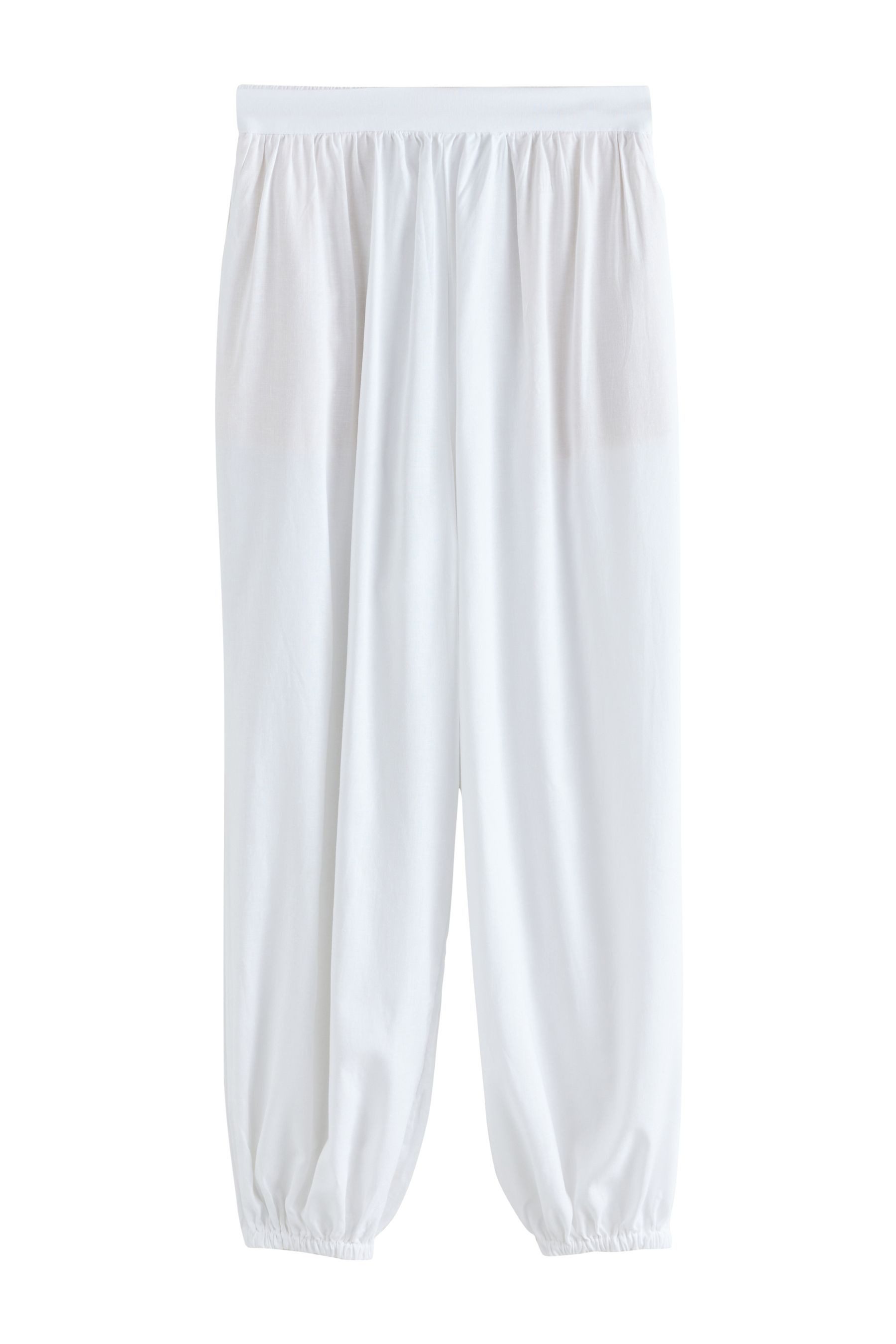 Next Leinenhose Hose mit Ballonschnitt und Leinenanteil (1-tlg)