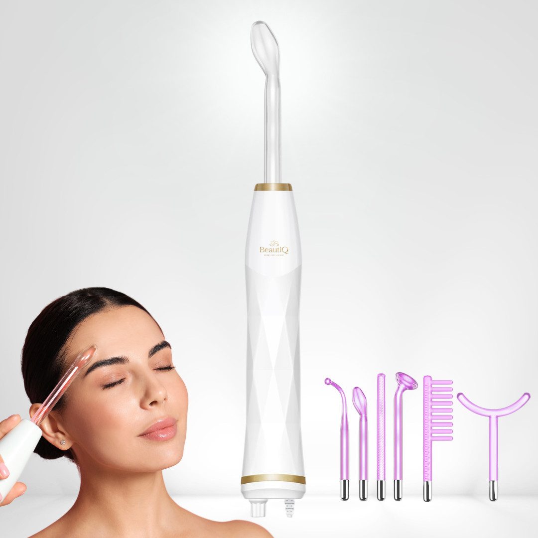 Winch Kosmetikbehandlungsgerät SkinAura Hochfrequenzstab Gesicht & Body 6-in-1, Beautygeschenk, Strahlend schöne Haut dank Hochfrequenz & antibakterieller Wirkung