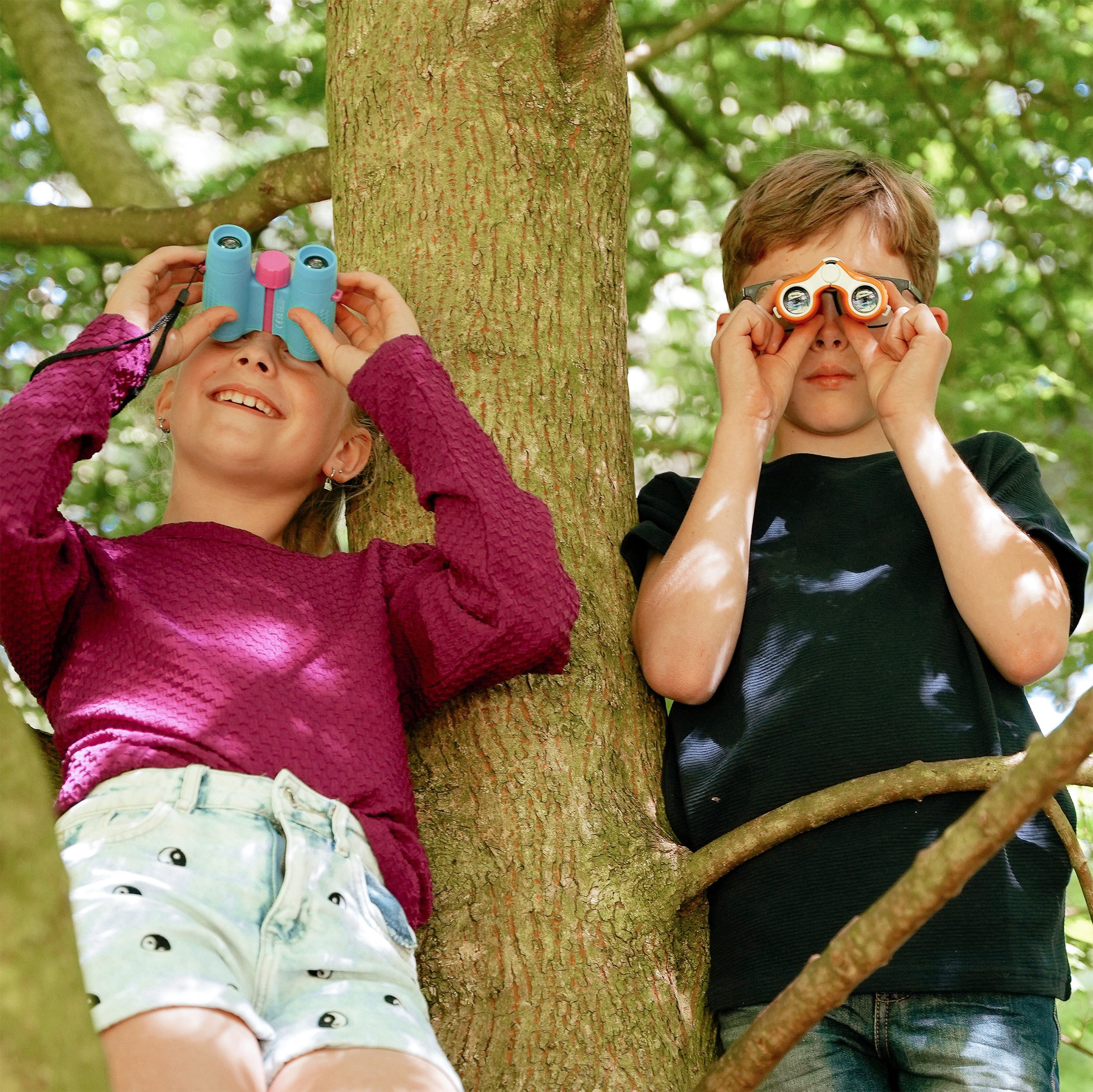 BRESSER junior Kinderfernglas 6x21 blau/violett Kinderfernglas günstig online kaufen