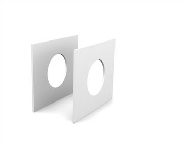 TPFLiving Aufsatzpaneel Smoll-Träbor - 2er Set Seitenpaneele aus stabilen MDF-Platten, (Hochwertige Paneele für unsere Betten Smoll und Träbor, 1-St., Seitenpaneele aus unserer Produktlinie SKANDINAVIA - Farbe weiß), MAßE (BxHxT): 90x90x2.5 cm - Gewicht: 18 kg