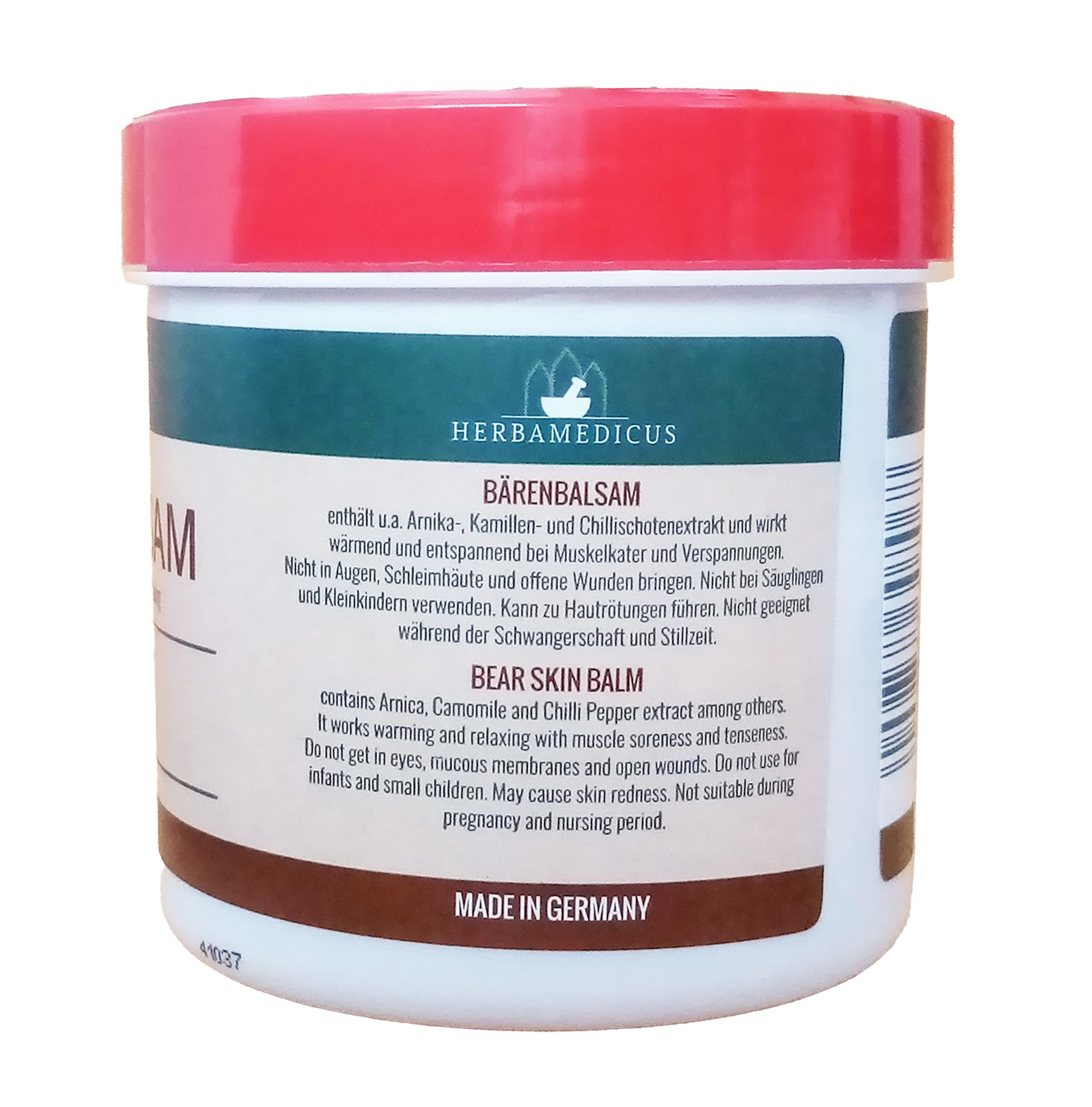 vom Pullach Hof Körperbalsam BÄRENBALSAM 250ml wärmend Muskeln Gelenke Bärenbalsam 68, Bärensalbe Körperpflege Körper Balsam Creme Salbe