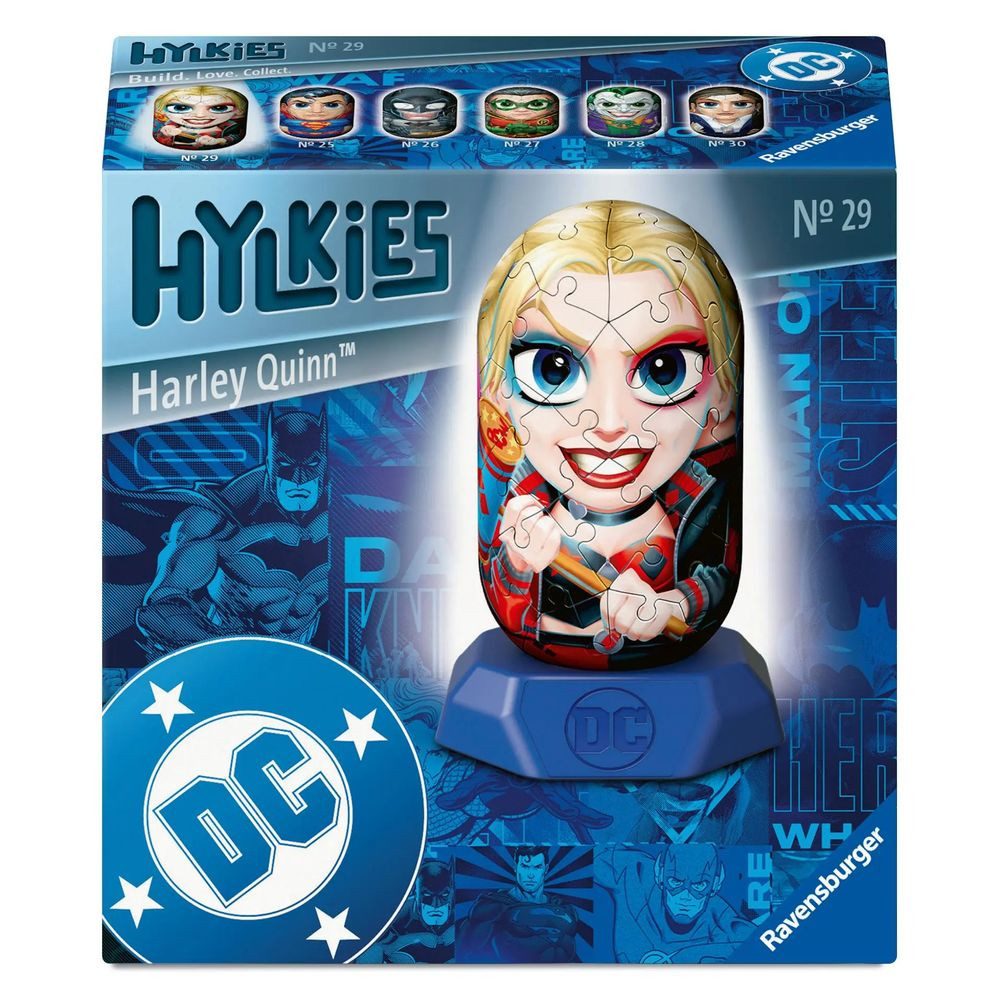 Ravensburger Puzzle Hylkies DC Comics Harley Quinn Sammelfigur, Puzzleteile