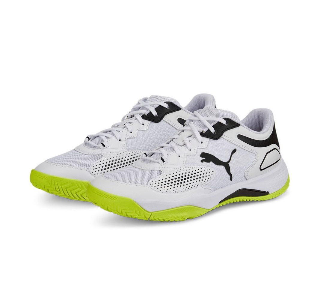 PUMA Solarcourt RCT Allcourt weiss/lime Herren Tennisschuh