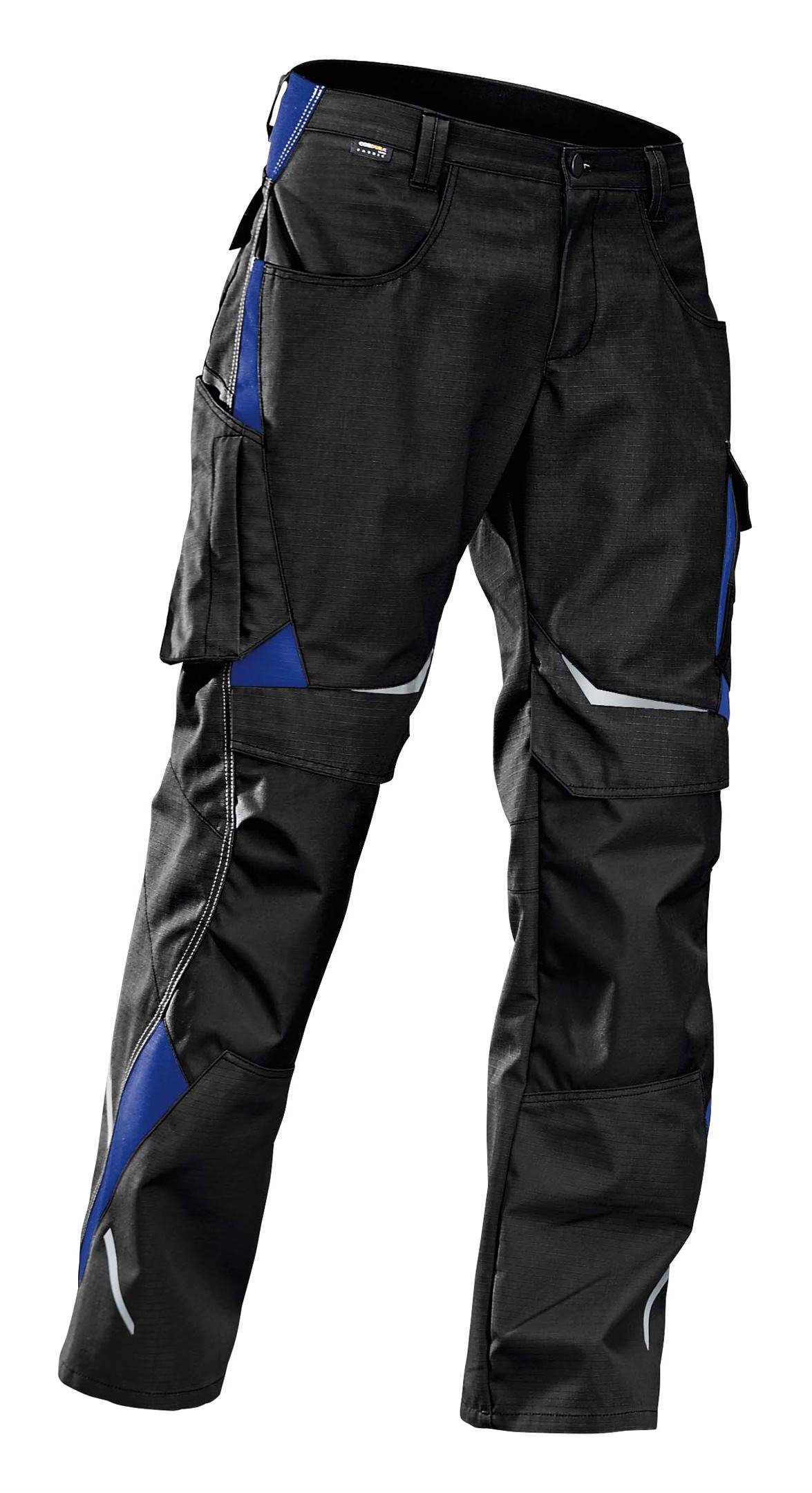 Kübler Arbeitsbundhose Hose Pulsschlag high schwarz / kornblau