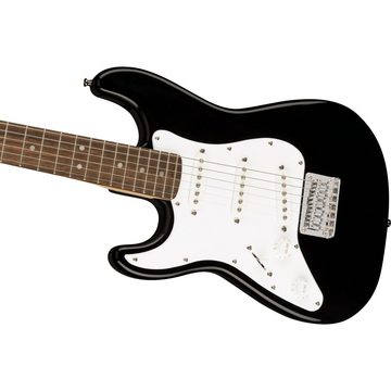 Squier E-Gitarre, Fender Mini Strat V2 Lefthand Black, Mini Strat V2 Lefthand Black - E-Gitarre