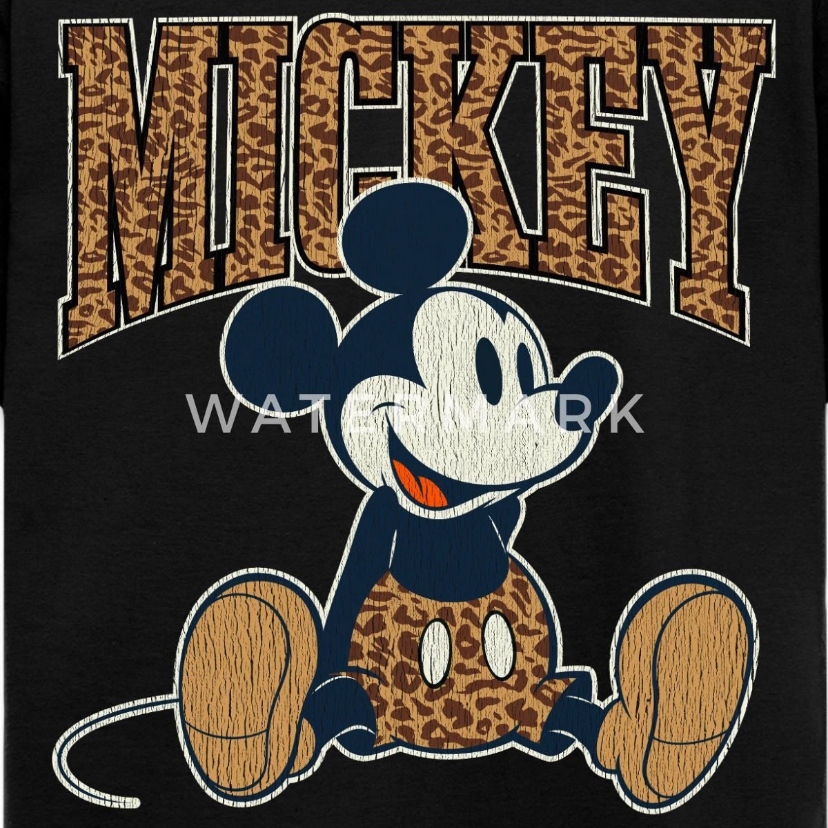 Spreadshirt T-Shirt Mickey & Minnie Mickey Mouse Leo Look Kinder T-Shirt (1-tlg)
