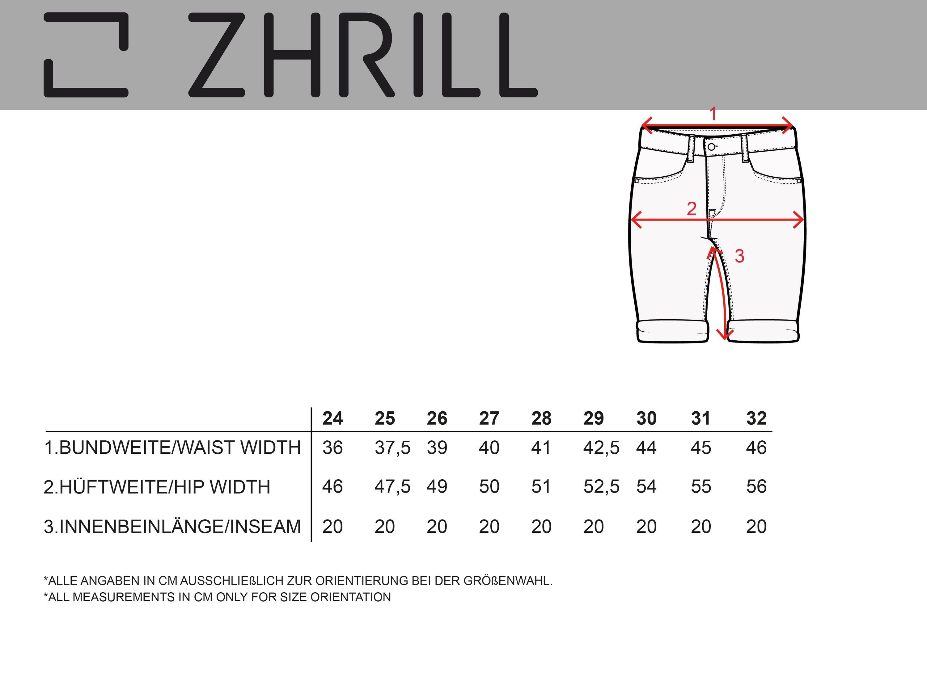 Zhrill Shorts FJELLA OFF WHITE (0-tlg) bequemer Sitzkomfort