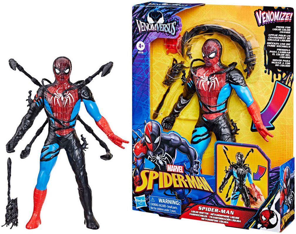Hasbro Actionfigur Marvel Spider-Man VenomVersus Spider-Man, mit Farbwechsl günstig online kaufen