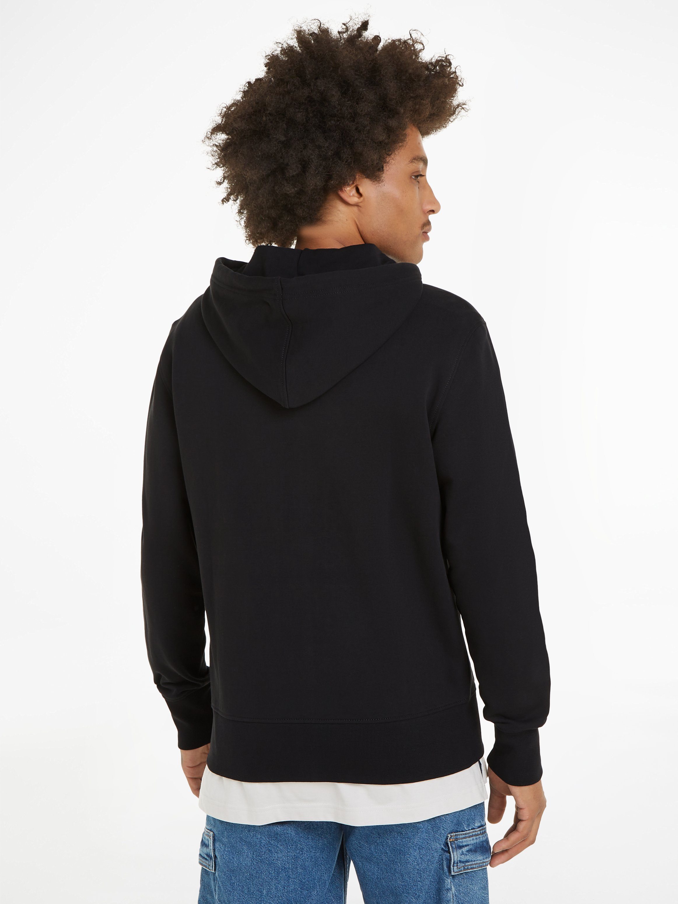Calvin Klein Jeans Sweatshirt INSTITUTIONAL ZIP THROUGH HOODIE mit  Logomarkenlabel | Sweatshirts