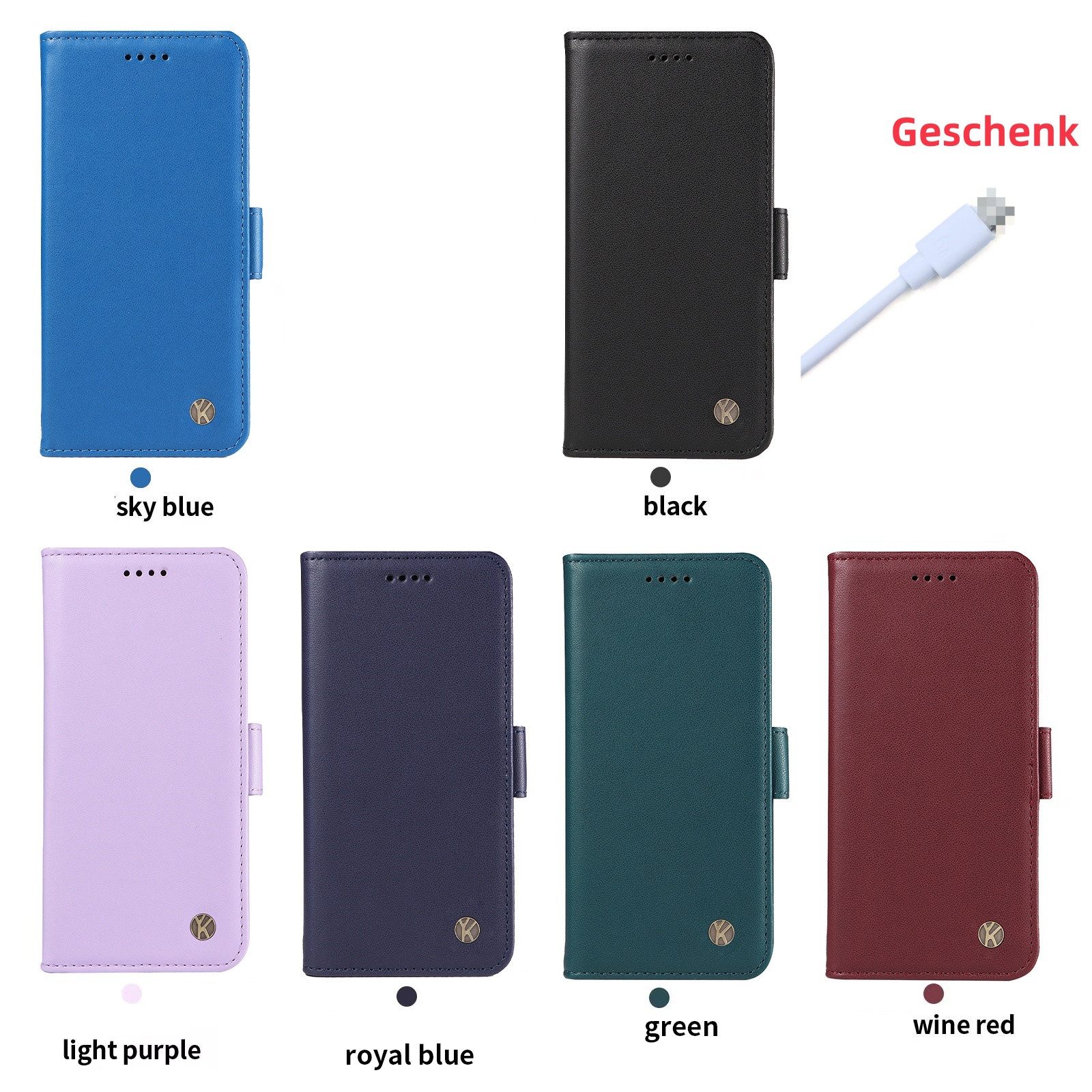 trends for living Handyhülle Leder Hülle Tasche für One Plus NORD 4 CE4 Lite 12R 12 Klapp Case