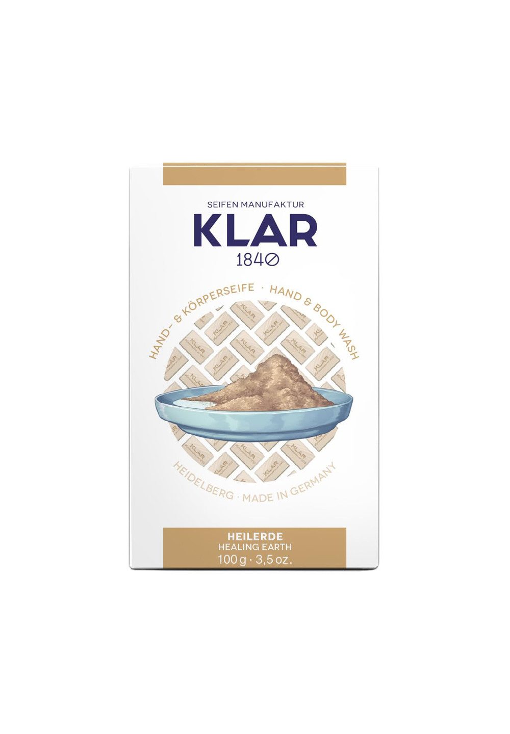 Klar Seife Handseife Heilerde 100 g