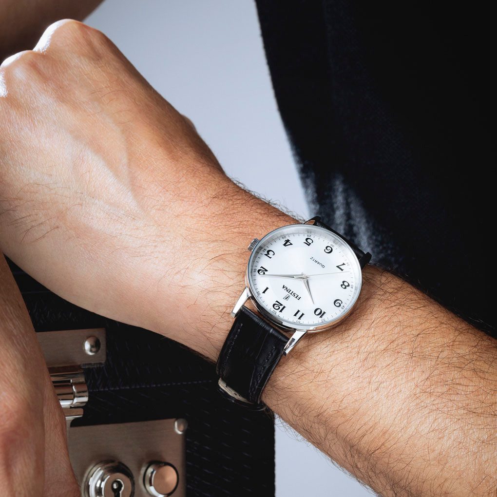 Festina Quarzuhr F20690/1, Armbanduhr, Herrenuhr, Lederarmband, analog günstig online kaufen