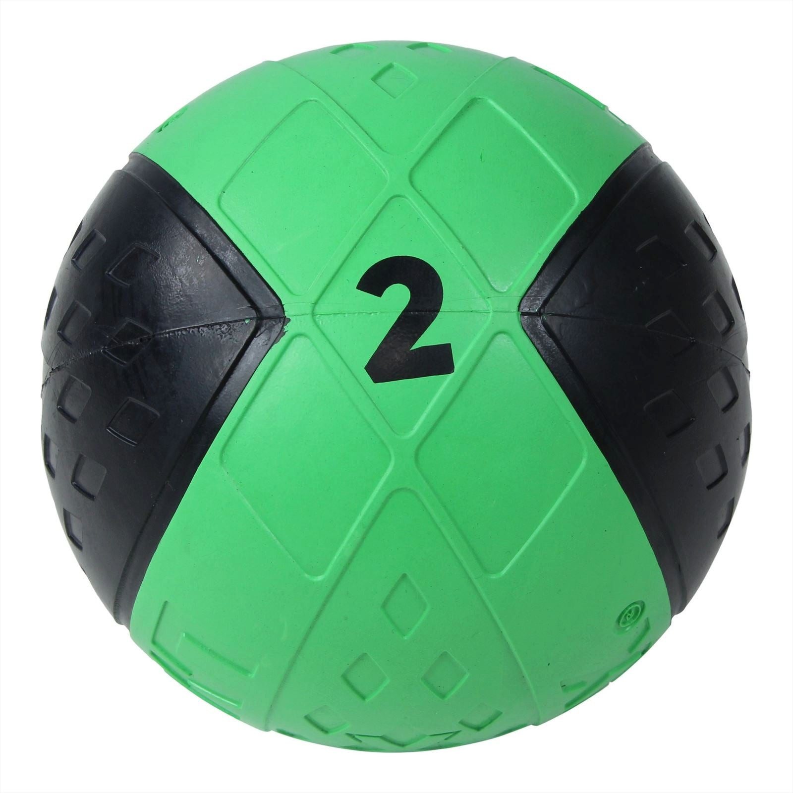 Lifemaxx Medizinball Lifemaxx LMX Medicine Ball 2 kg Schwarz/Grün