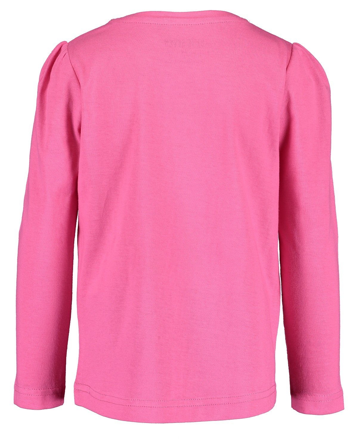 Longsleeve (2-tlg) + reiner aus Baumwolle, Pink Doppelpack Blue Seven Azalee Frontprint für Longsleeve mit Mädchen Orig