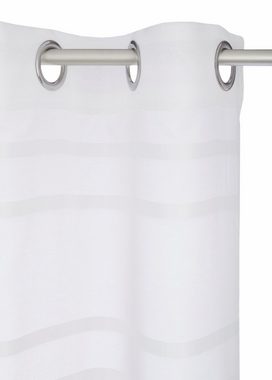 Gardine Assen, my home, Ösen (2 St), transparent, Voile, Transparent, Voile, Polyester