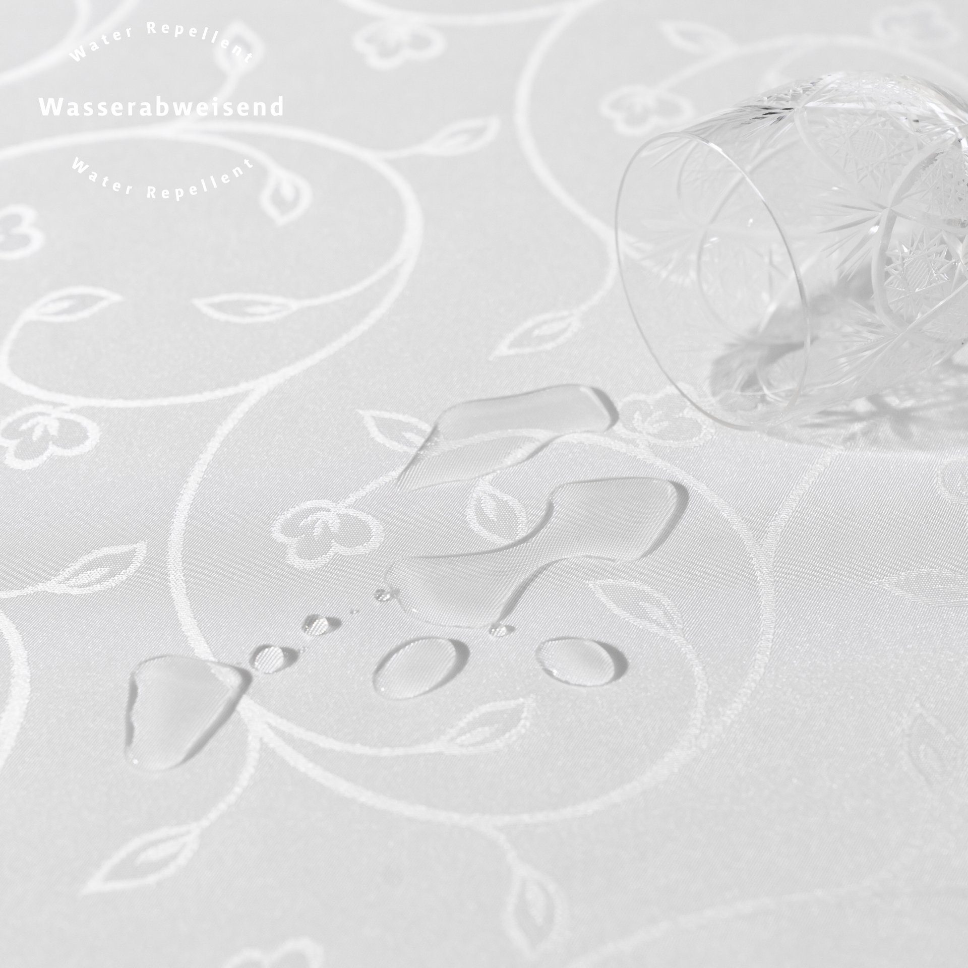 - weiß Wasserabweisend Abwaschbar Table - Grau Cloth) Simurq Tischdecken Pflegeleicht Beige (Tischdecke Tischdecke Tischdecke Lotuseffekt, Rund Tischtuch &
