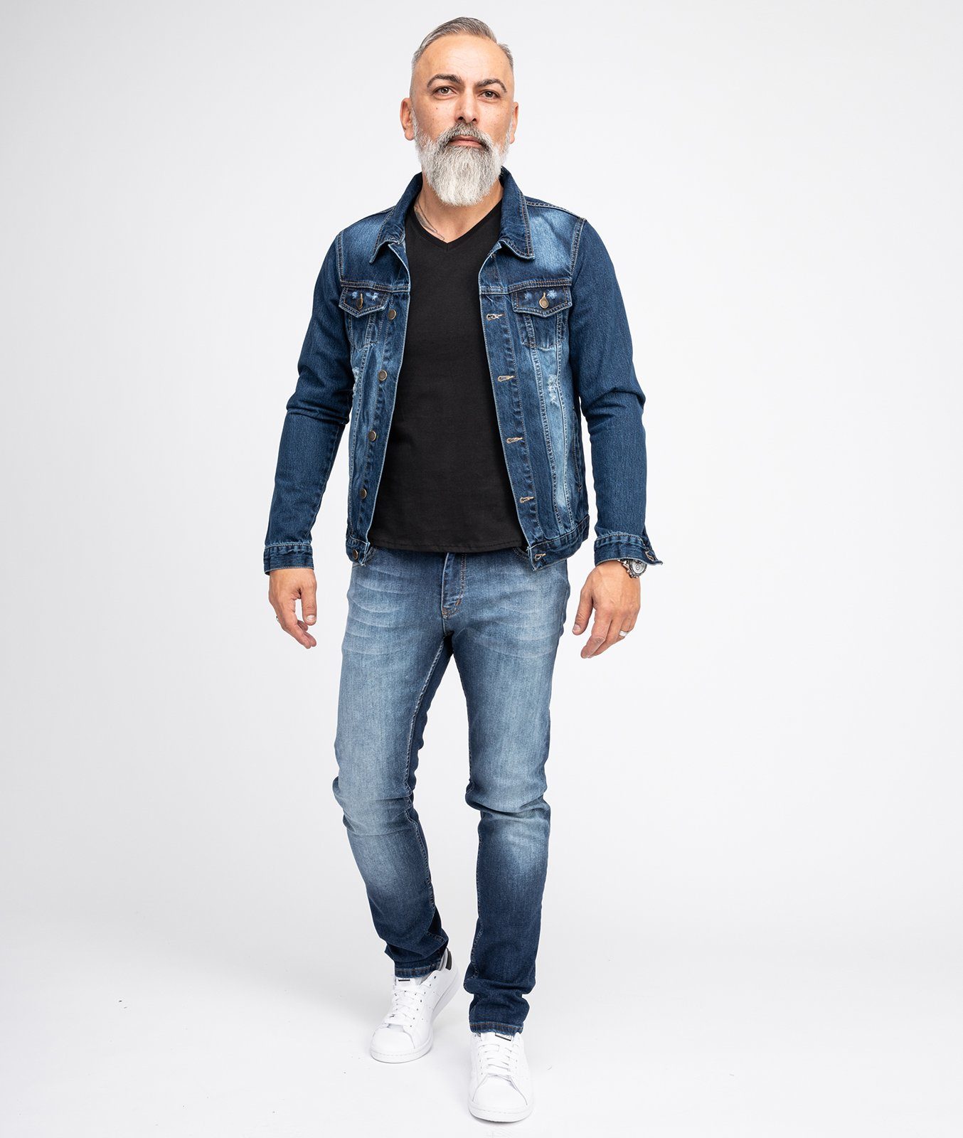Rock Creek Slim-fit-Jeans Herren Jeans Slim Fit Blau RC-2151 günstig online kaufen