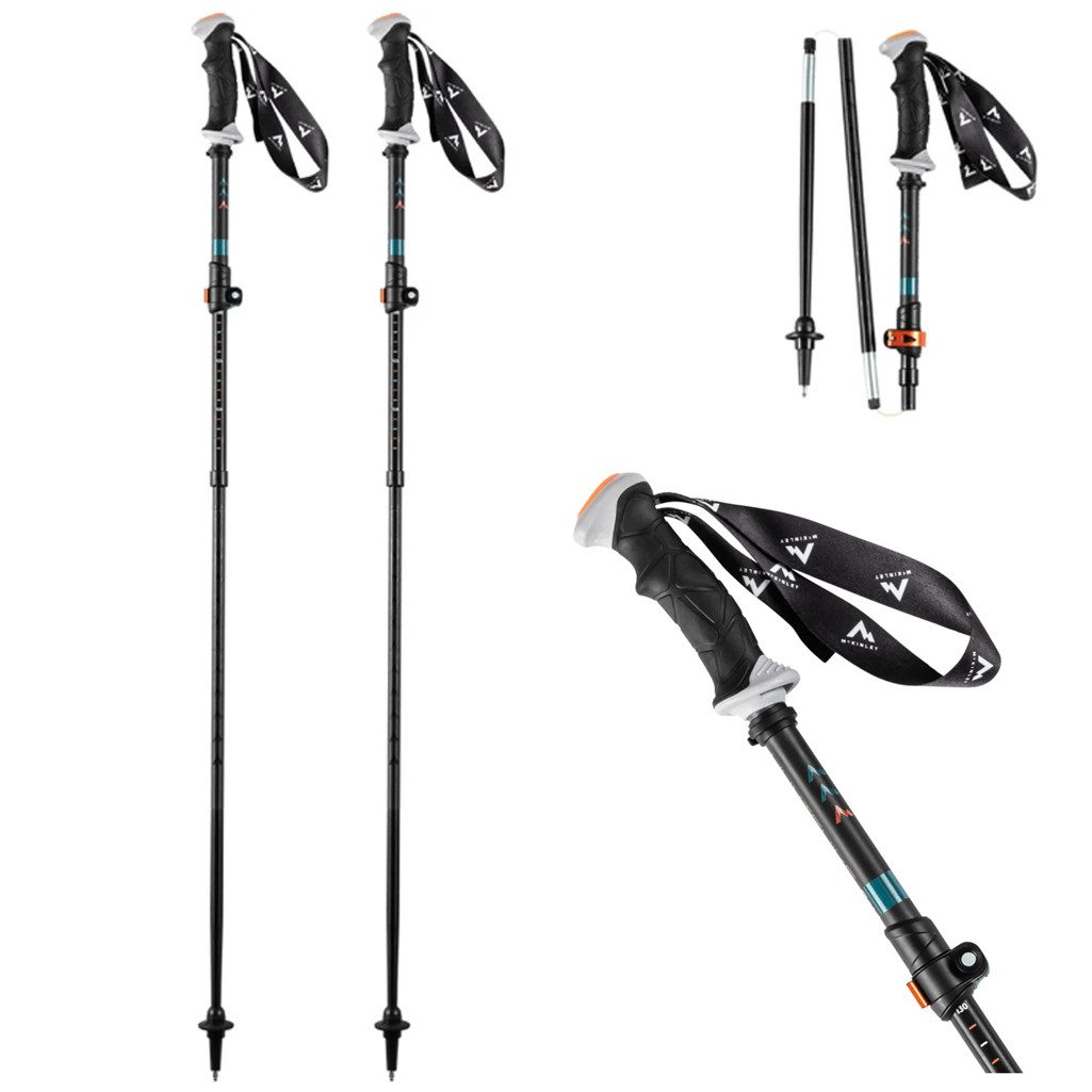 McKINLEY Треккинговые палки McKINLEY Whytehike Fold Alu Carbon faltbare Палочки mit Außenklemmung