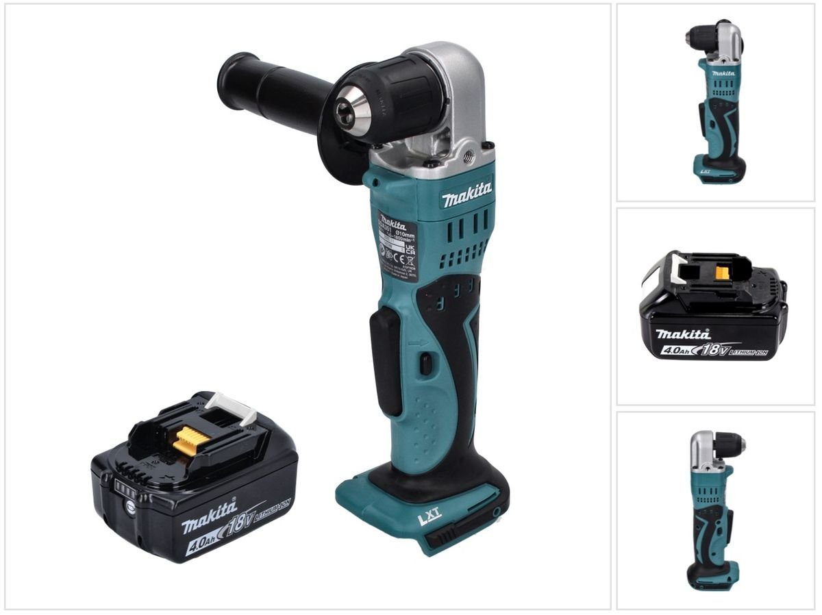Makita Winkelbohrmaschine DDA 351 M1 Akku Winkelbohrmaschine 18 V 13,5 Nm + 1x Akku 4,0 Ah - oh