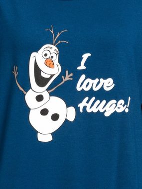Disney Langarmshirt Frozen - Die Eiskönigin I Love Hugs Olaf