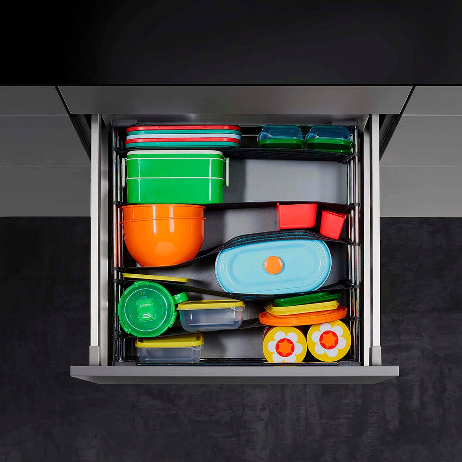 Kesseböhmer Schubkasteneinsatz SpaceFlexx flexibles Ordnungssystem für Vorr günstig online kaufen