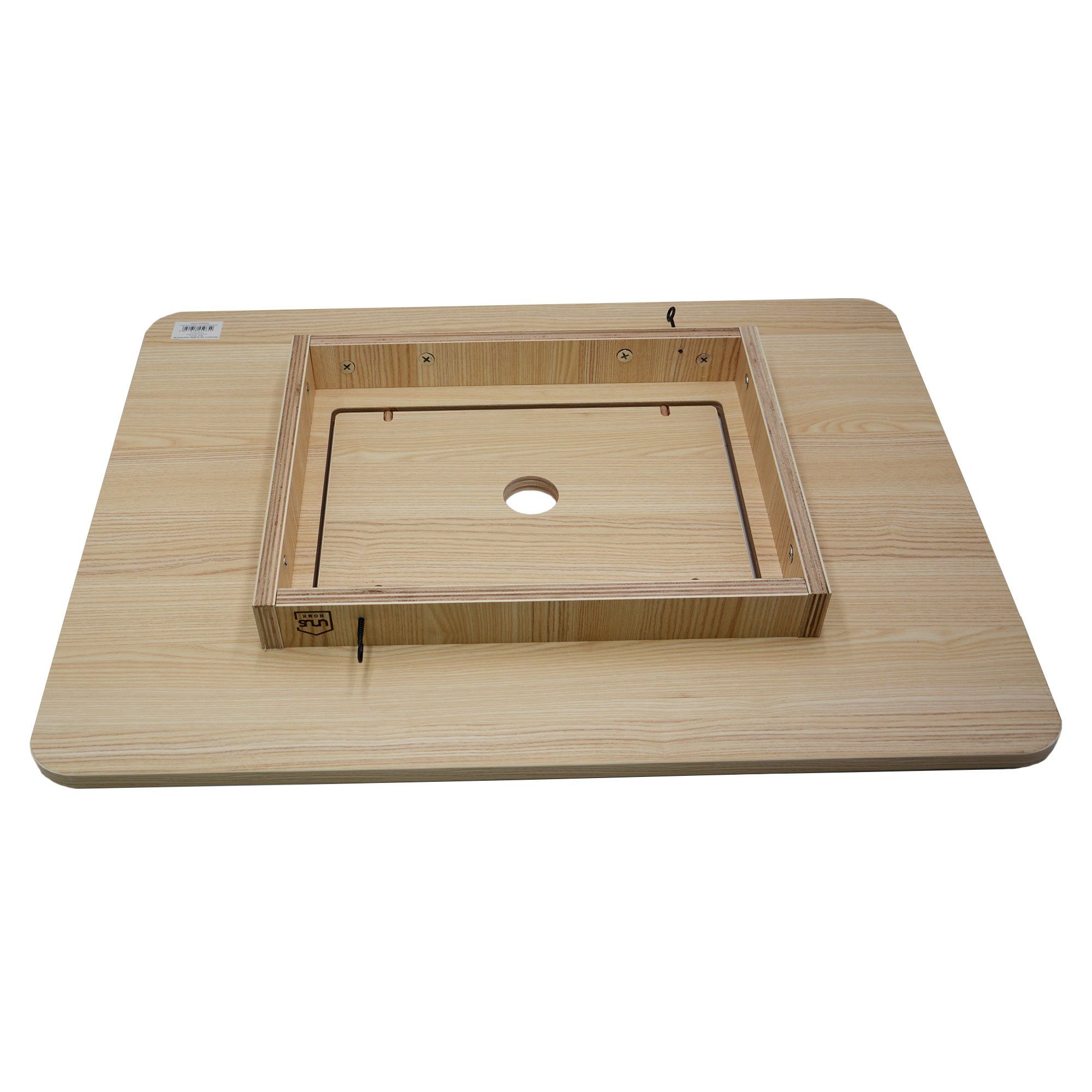 (1-St) einen Stehtisch Stehtisch für aus Holz UNUS GARDEN Bierkasten-Tischaufsatz