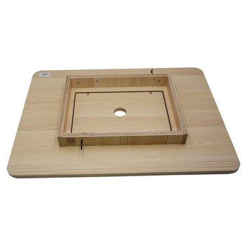 UNUS GARDEN Stehtisch Bierkasten-Tischaufsatz für einen Stehtisch aus Holz (1-St)